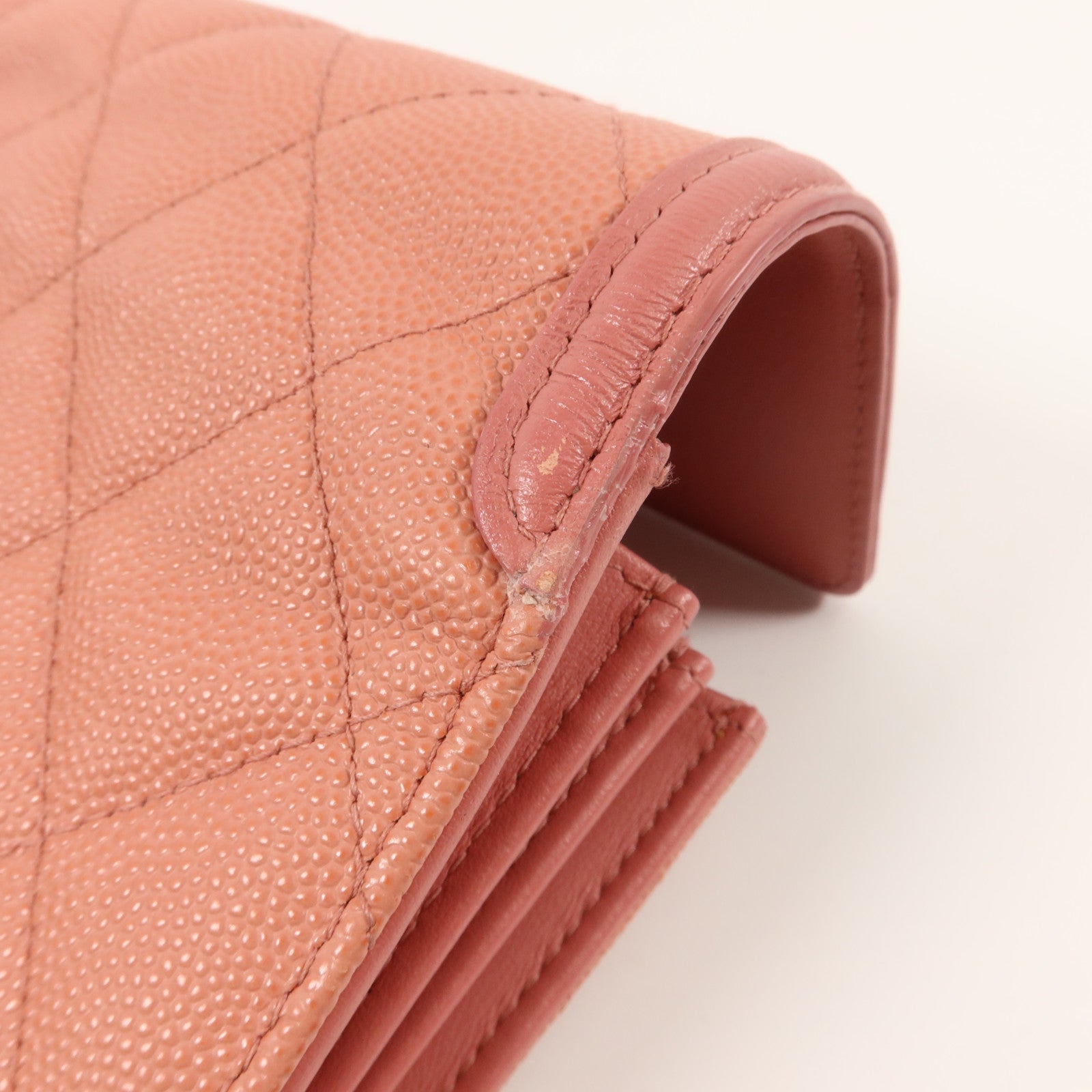CHANEL 牛皮皮革CC Filigree Wallet錢包