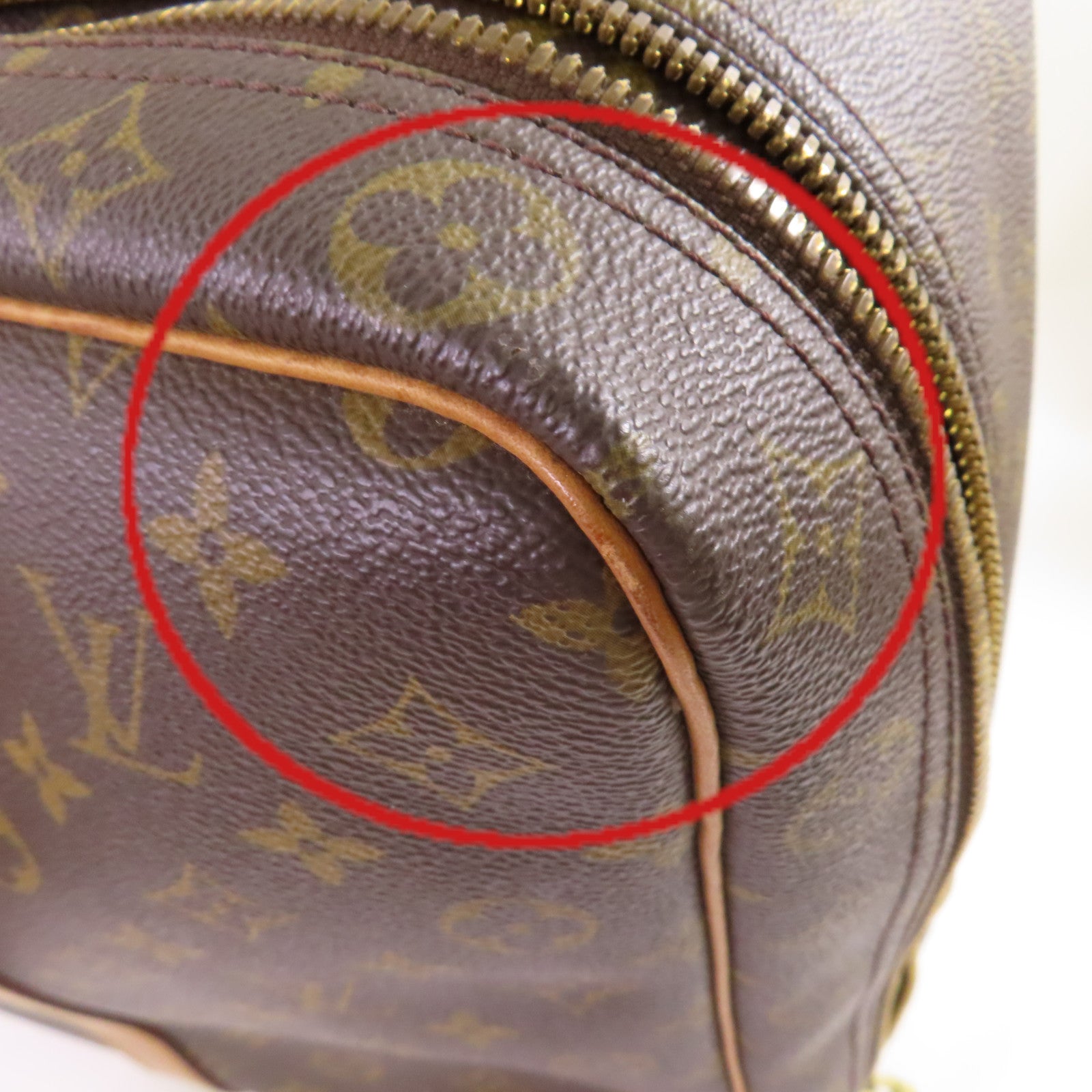 LOUIS VUITTON Monogram Sirius 45 Boston Bag金扣行李袋啡色