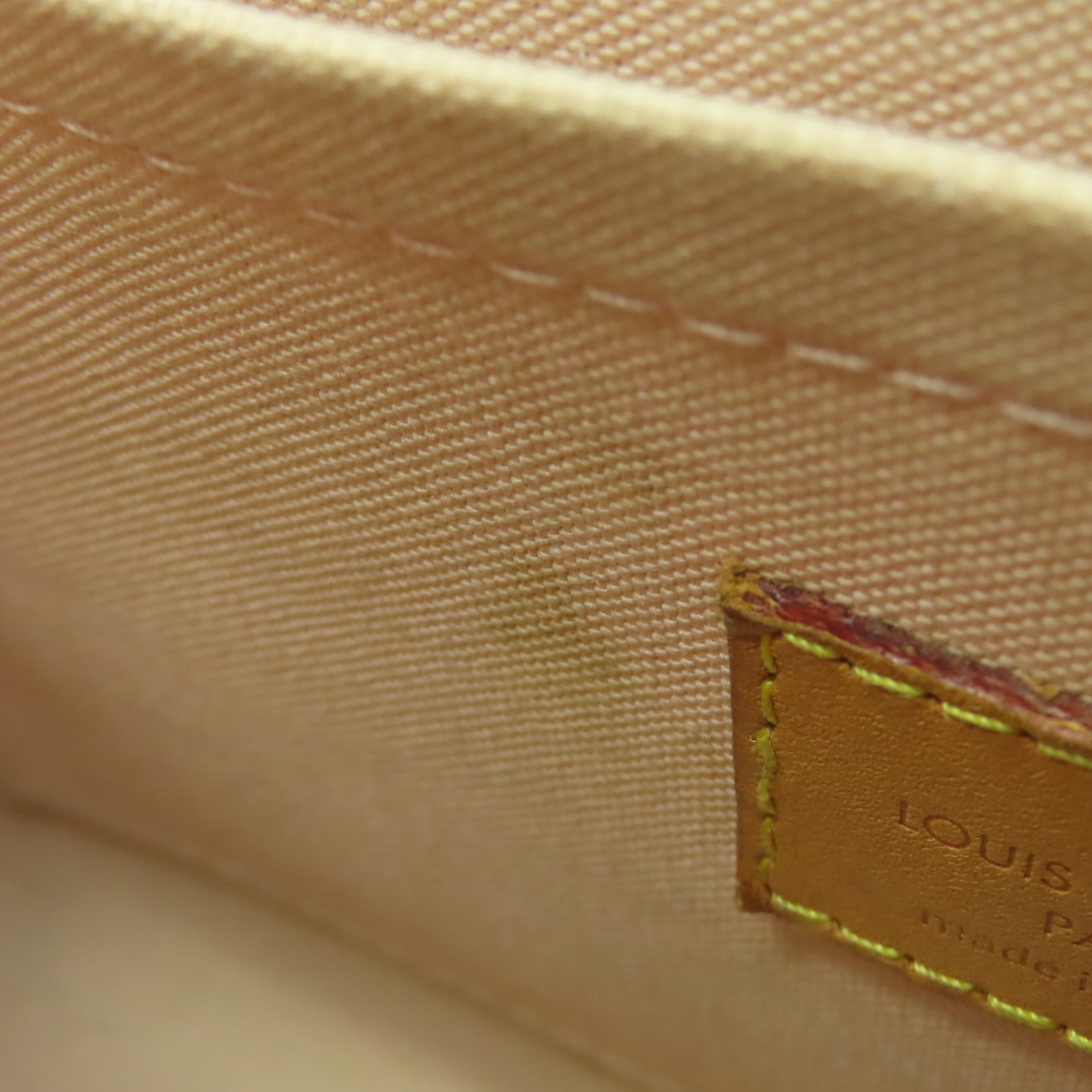 LOUIS VUITTON Damier Azur Croisette金扣手挽肩背兩用袋啡色/白色