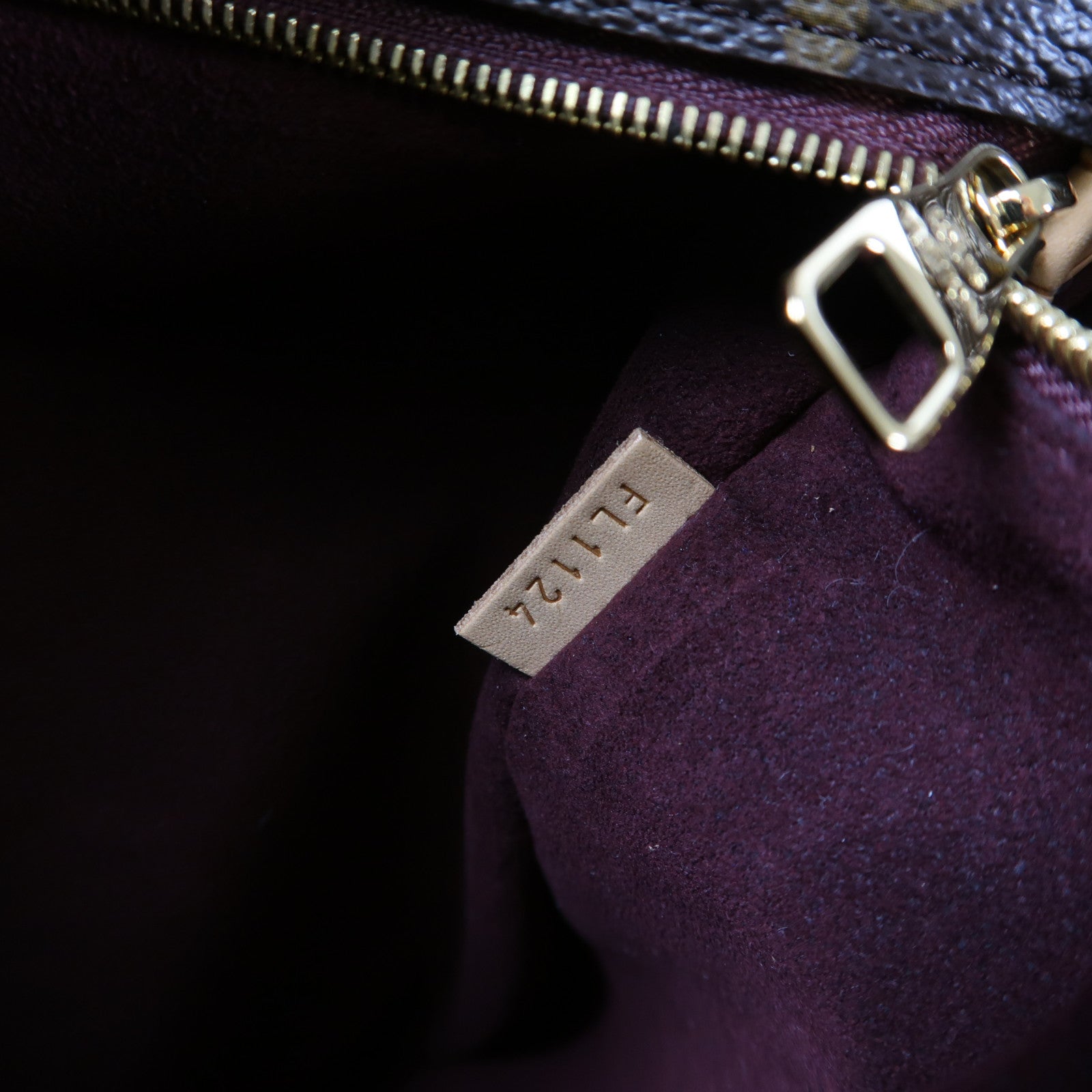 LOUIS VUITTON Monogram Voltaire金扣手挽袋啡色