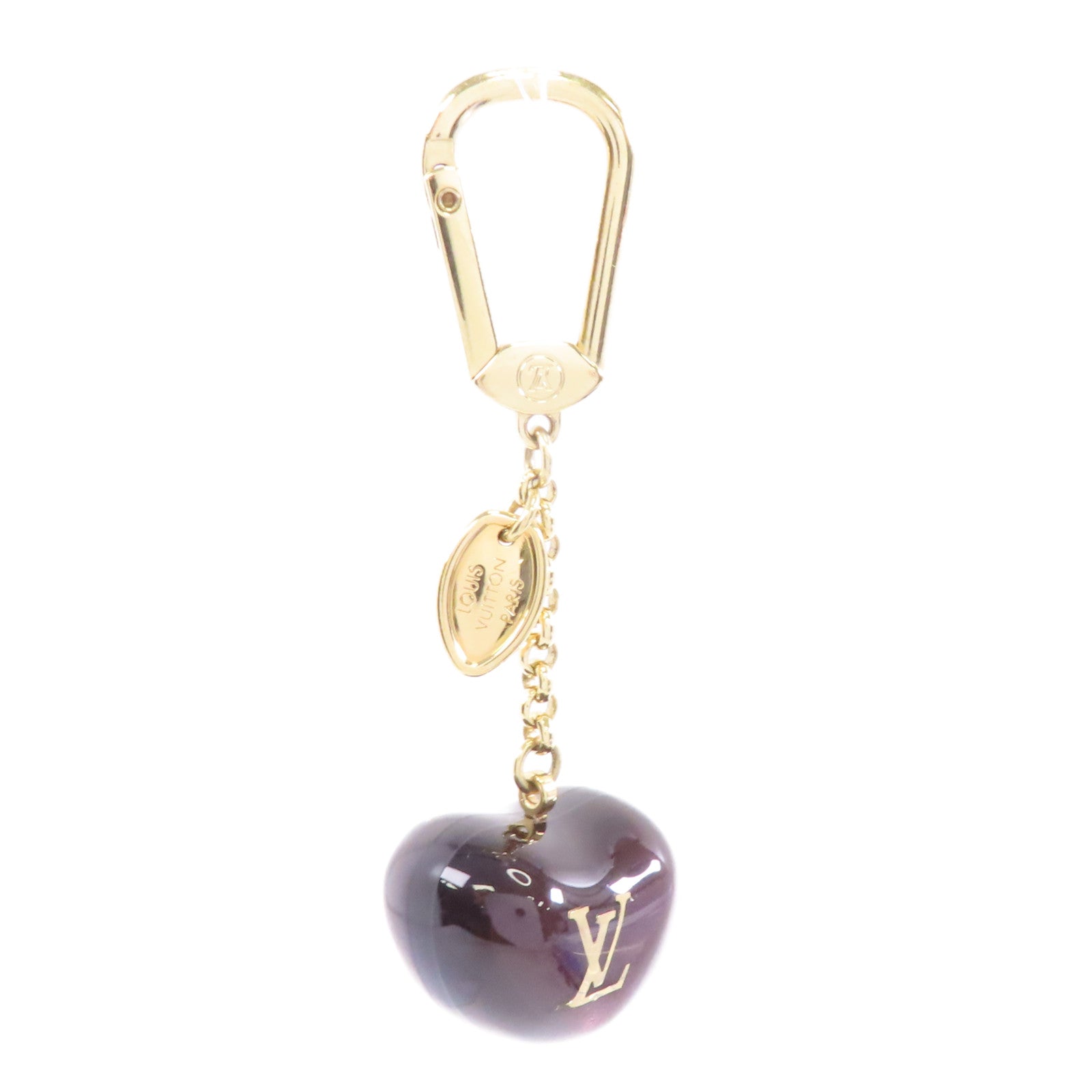 LOUIS VUITTON PVC/金屬Charm啡色