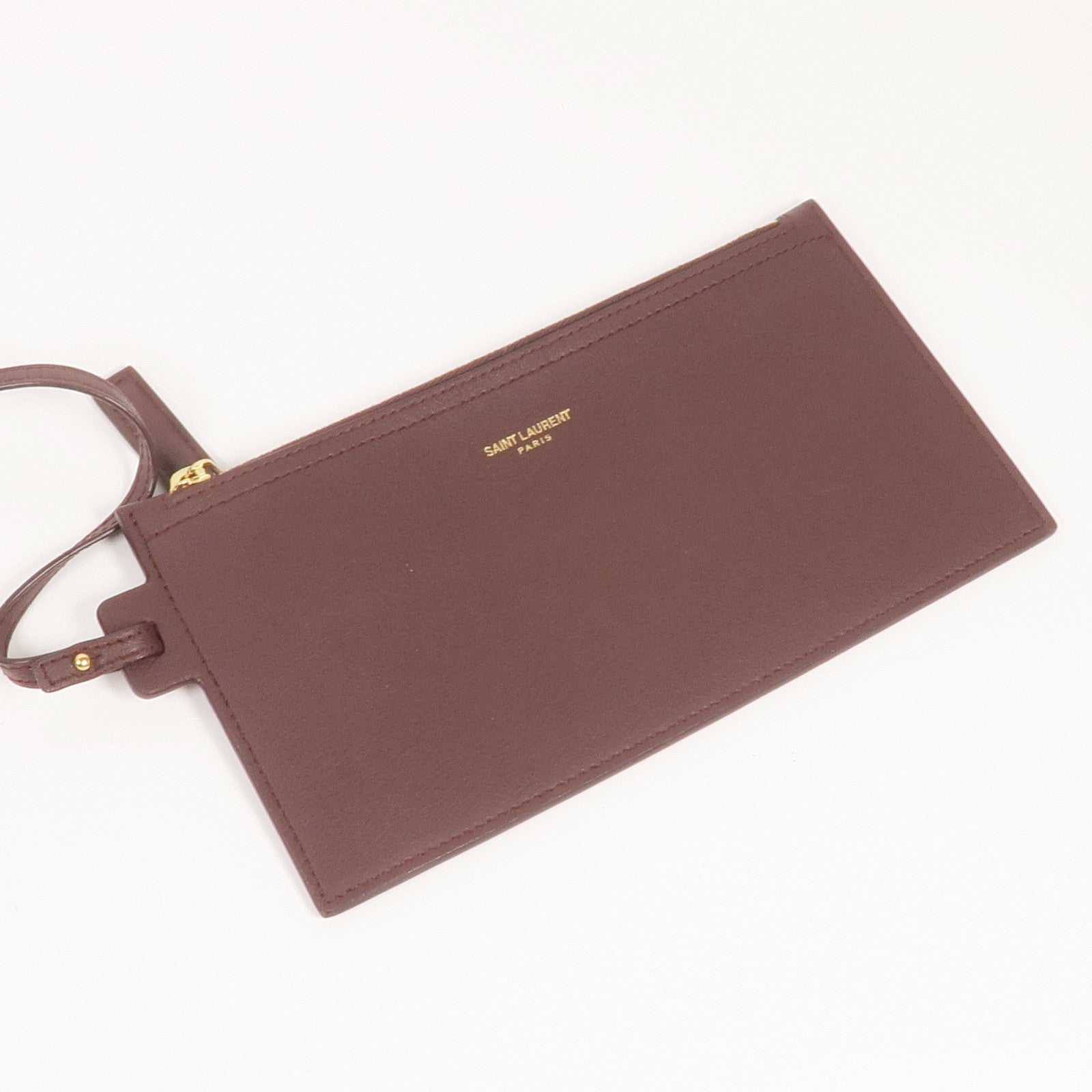 YVES SAINT LAURENT 牛皮皮革Shoulder Tote金扣肩背袋/手挽袋