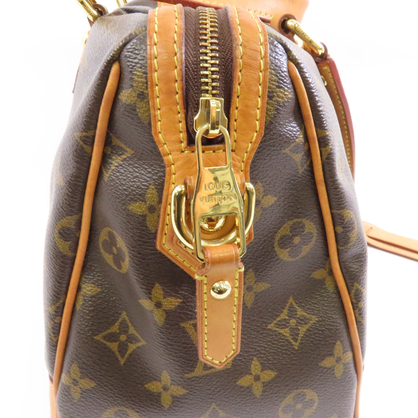 LOUIS VUITTON 【激減優惠】Monogram Retiro PM金扣手挽肩背兩用袋棕色