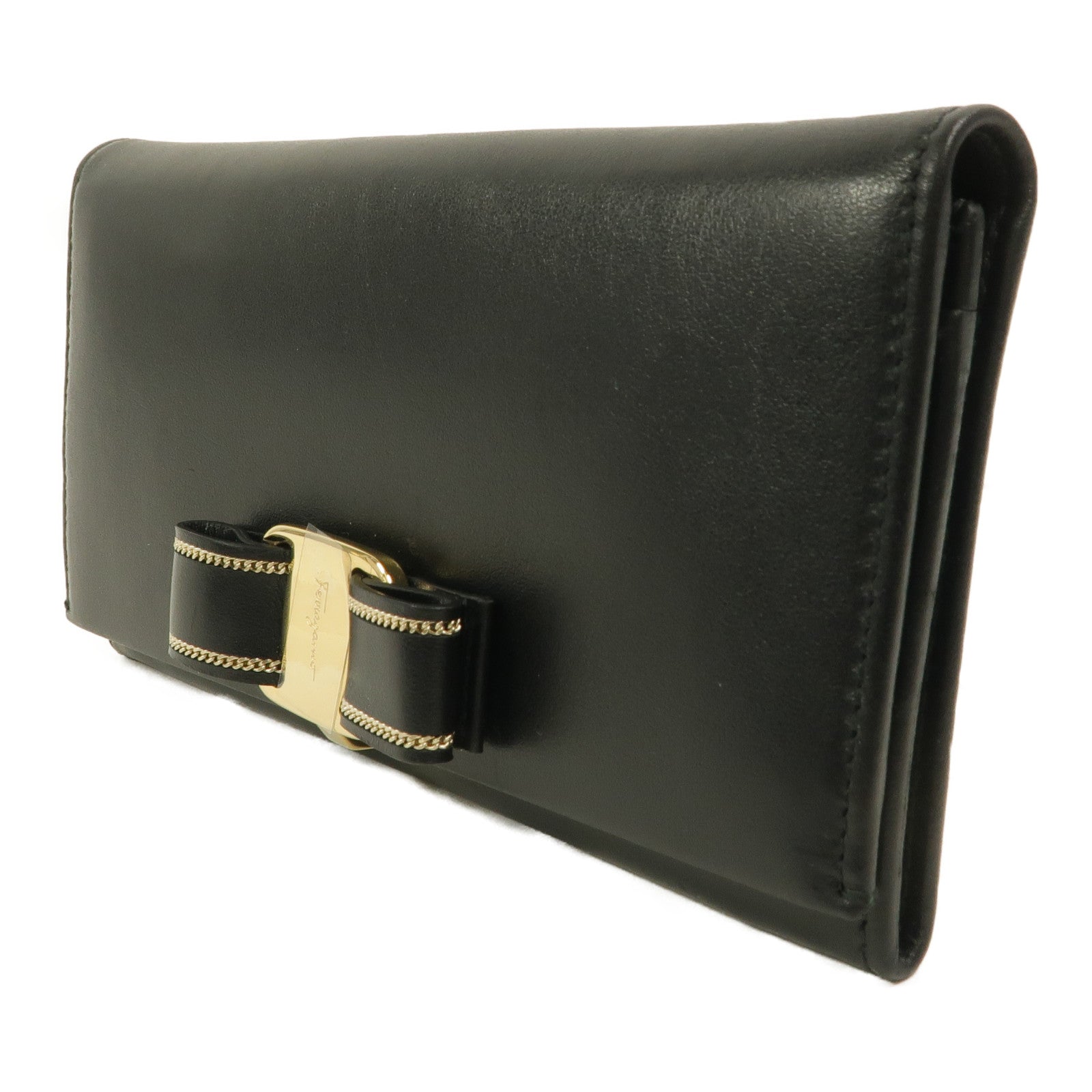 Salvatore Ferragamo 牛皮皮革Vara Bow Wallet長錢包
