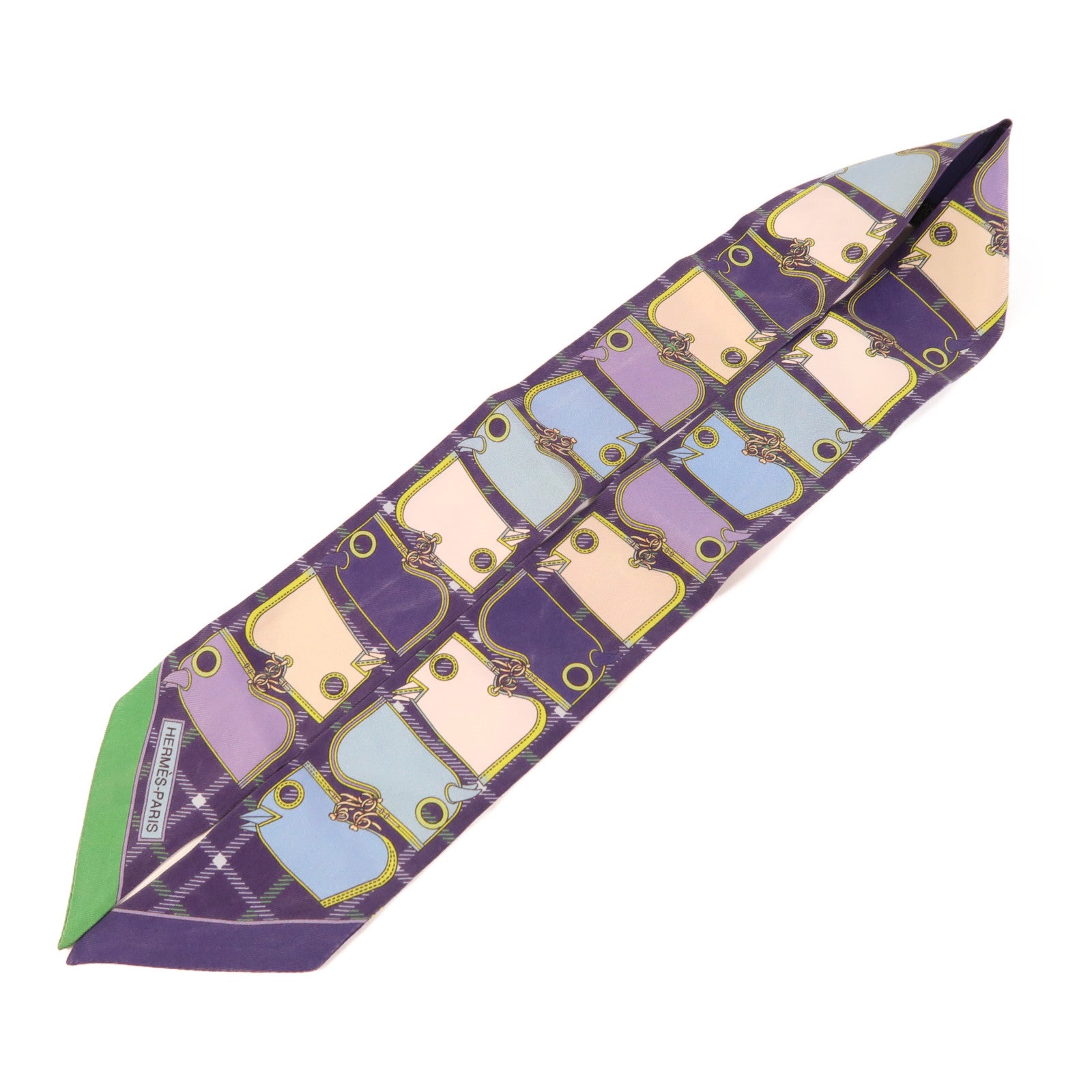 HERMES 絲質Twilly絲巾