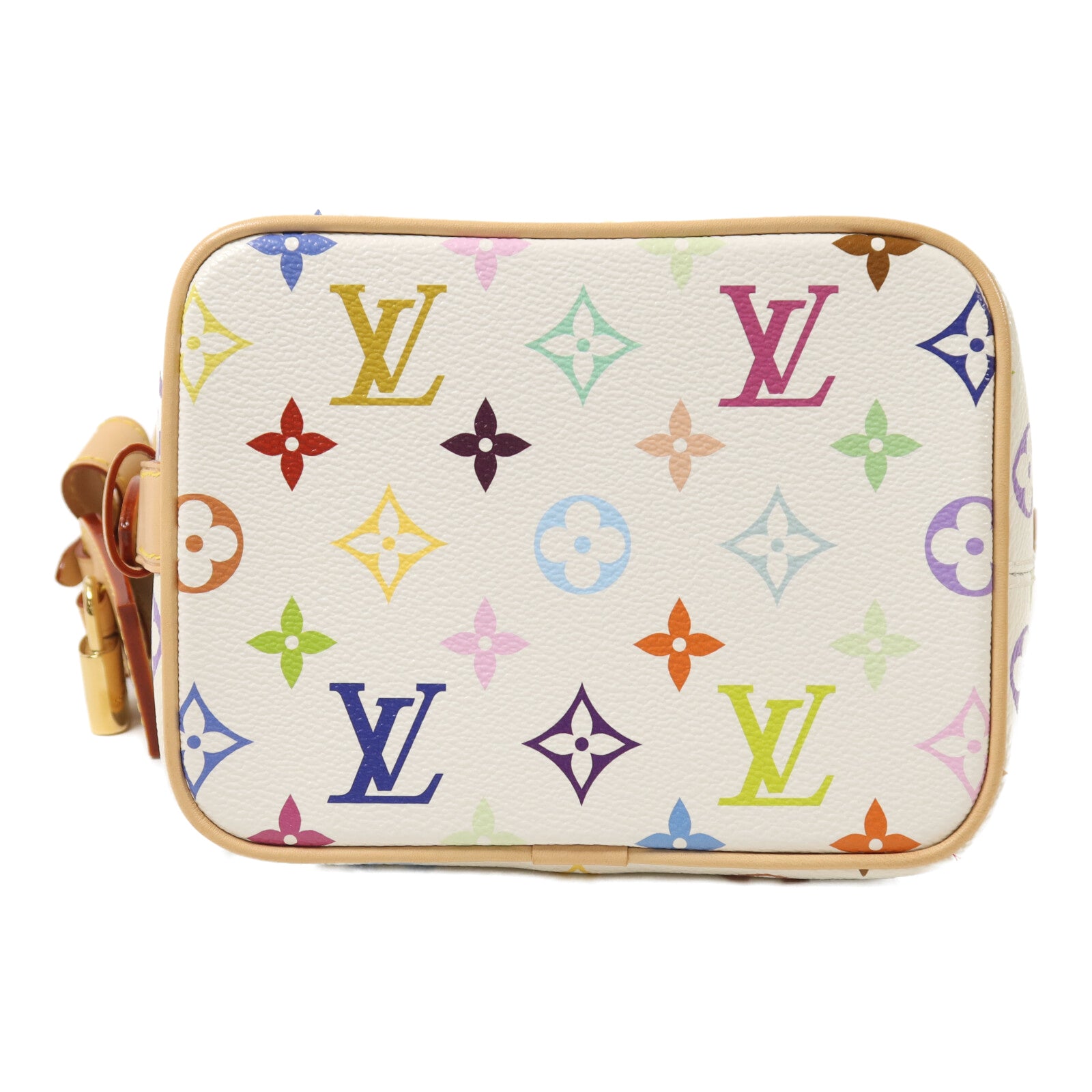 LOUIS VUITTON Monogram Multicolore LV x TM All In BB金扣手挽肩背兩用袋