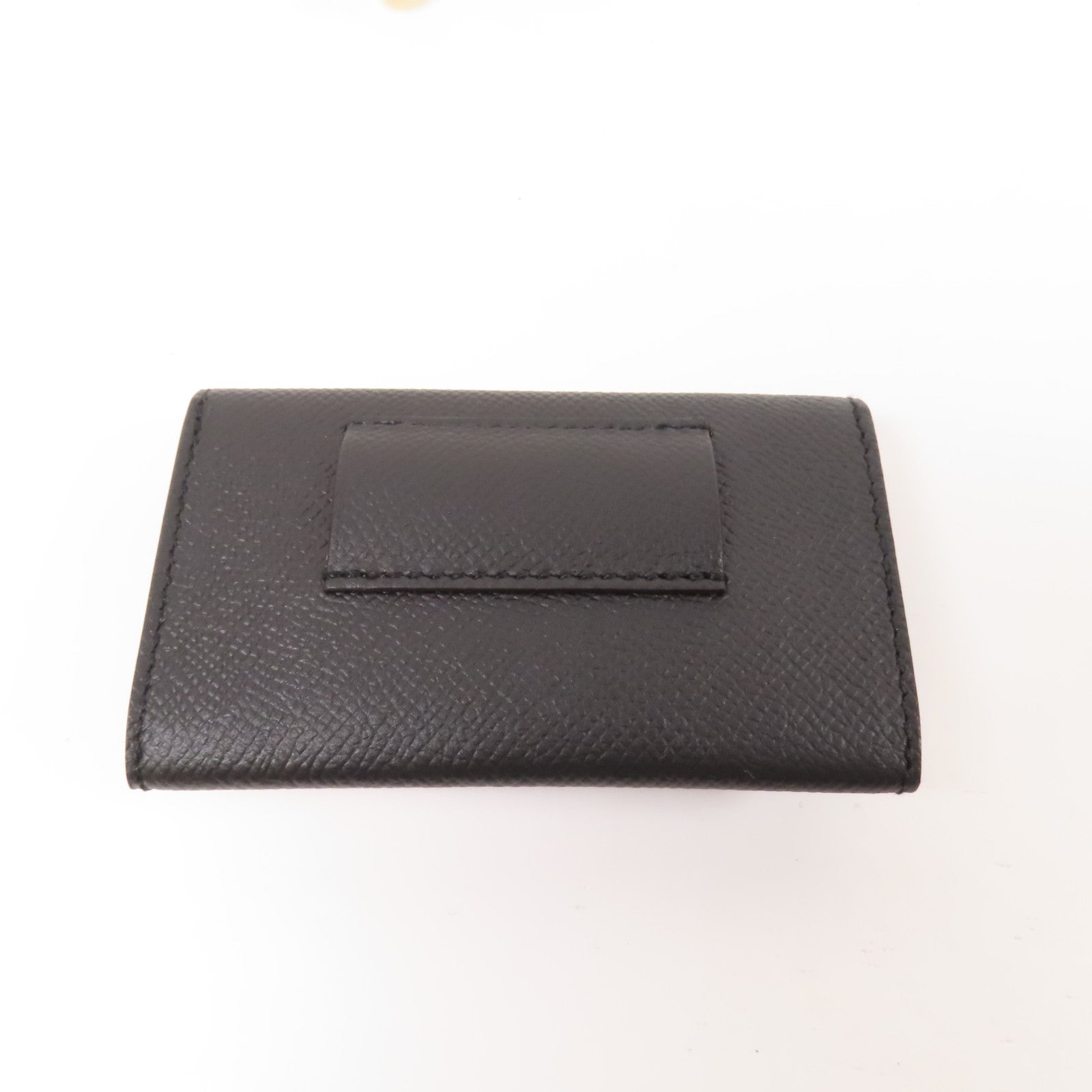 HERMES Epsom皮革Kelly Pocket 18 Belt金扣皮帶Black