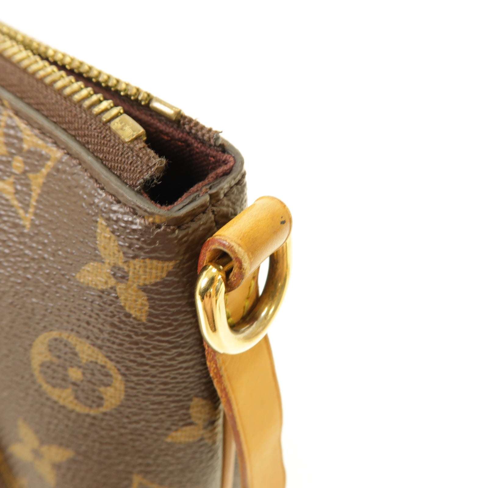 LOUIS VUITTON Monogram Turenne PM金扣手挽肩背兩用袋棕色