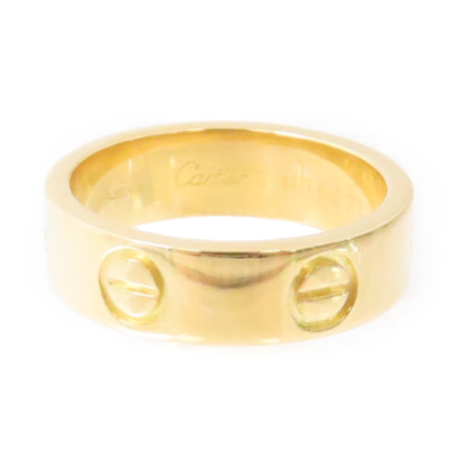 CARTIER 18K黃金Love Ring戒指Cartier#53/US#6.25
