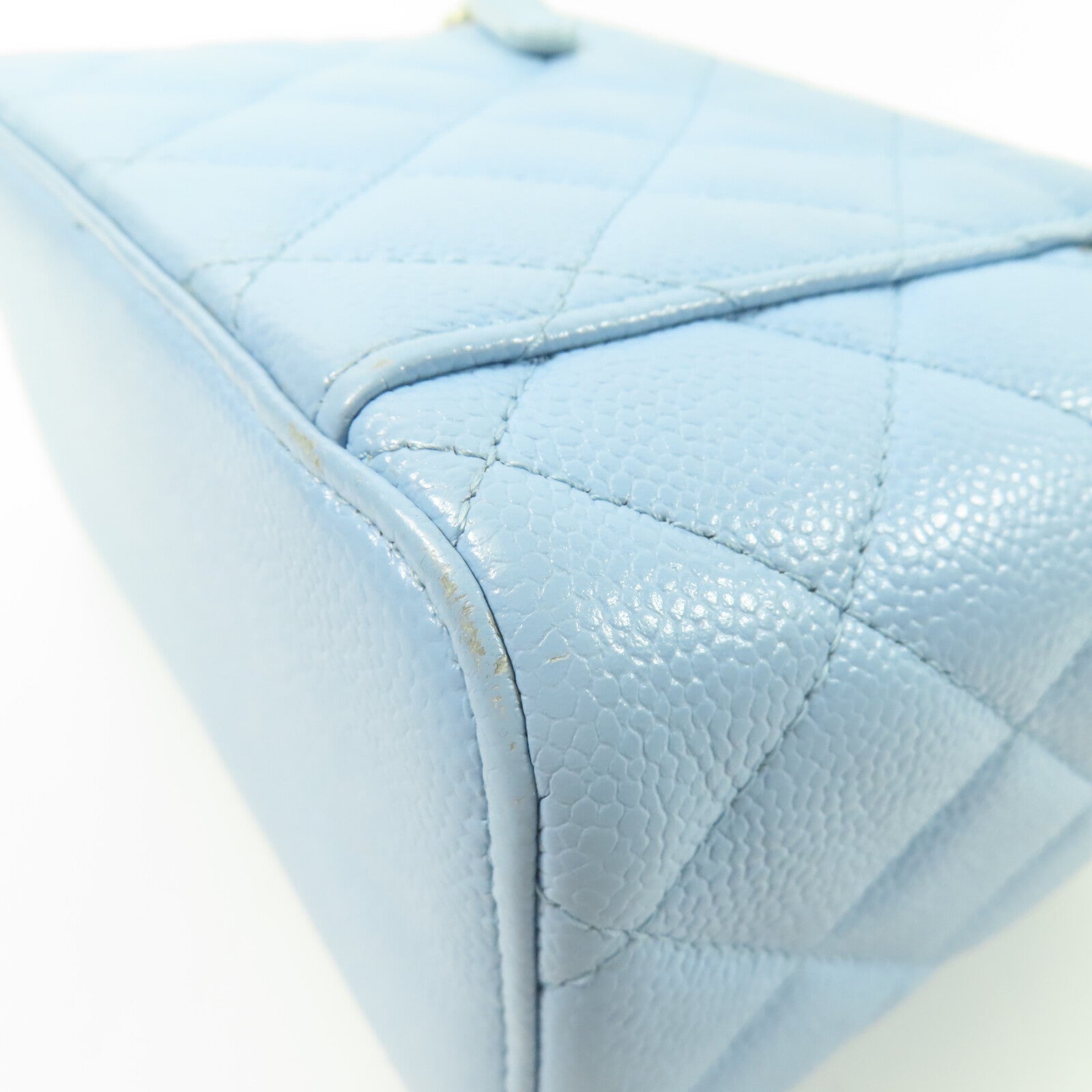 CHANEL 牛皮皮革Vanity Case With Handle鏈帶手挽肩背兩用袋