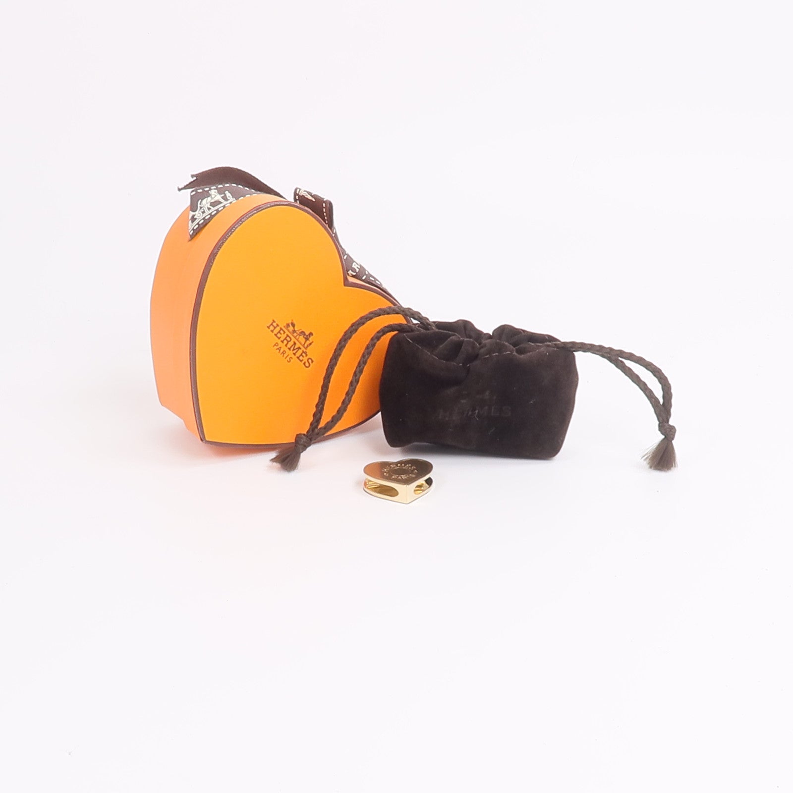 HERMES 金屬Mini Coeur Scarf Ring絲巾扣