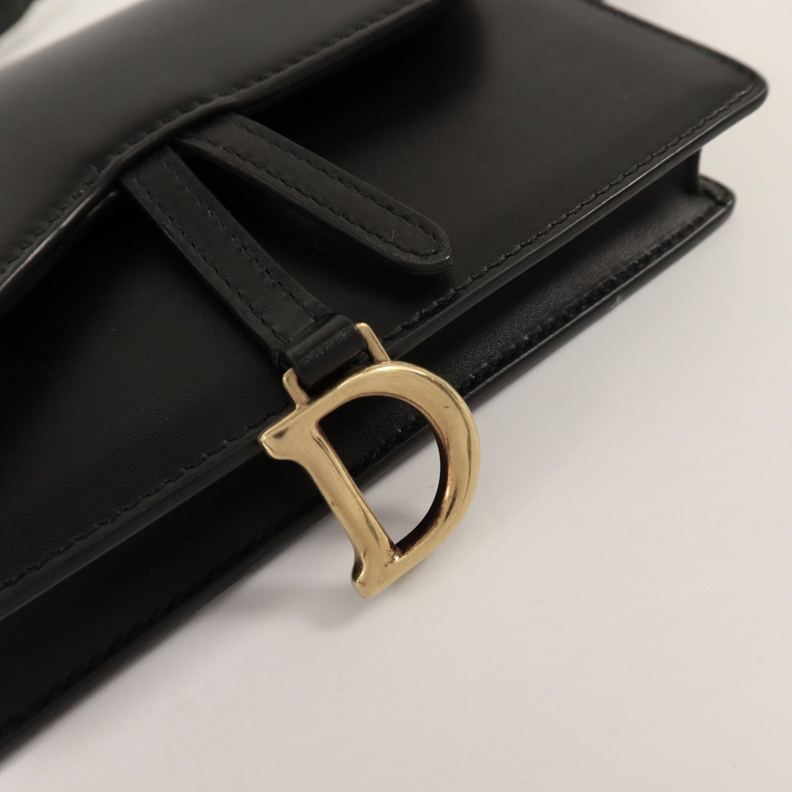 Dior 牛皮皮革Saddle Belt bag金扣腰包