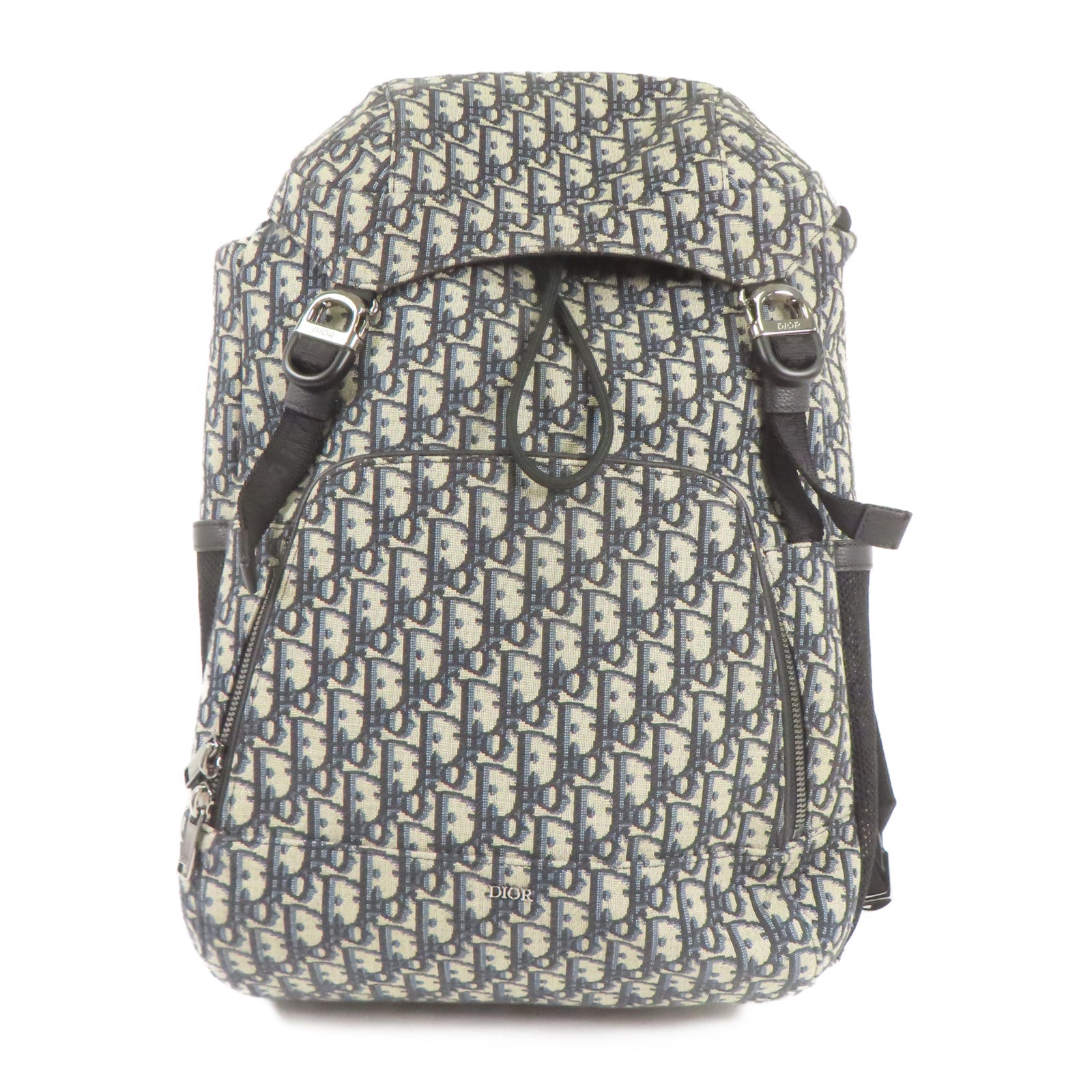 Dior 帆布Rucksack銀扣背包