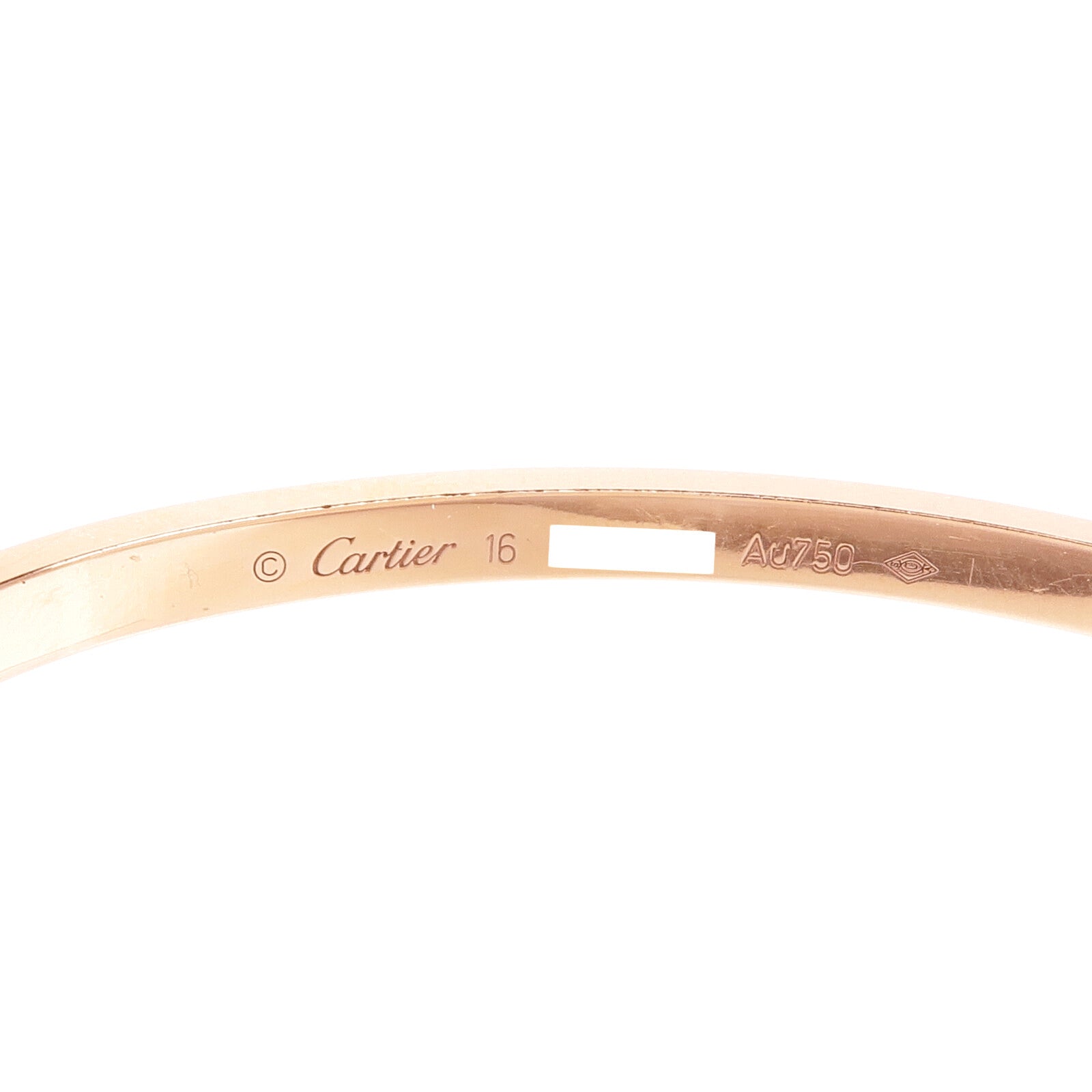 CARTIER 【激減優惠】18K玫瑰金Love Bracelet Full Diamonds Small Model鑽石手鐲Cartier#16