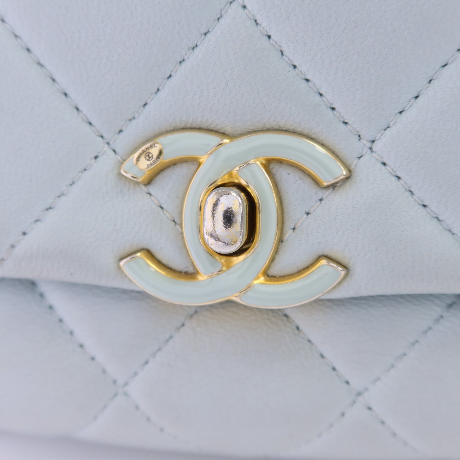 CHANEL 【激減優惠】牛皮皮革Chain Shoulder Bag金扣鏈帶肩背袋