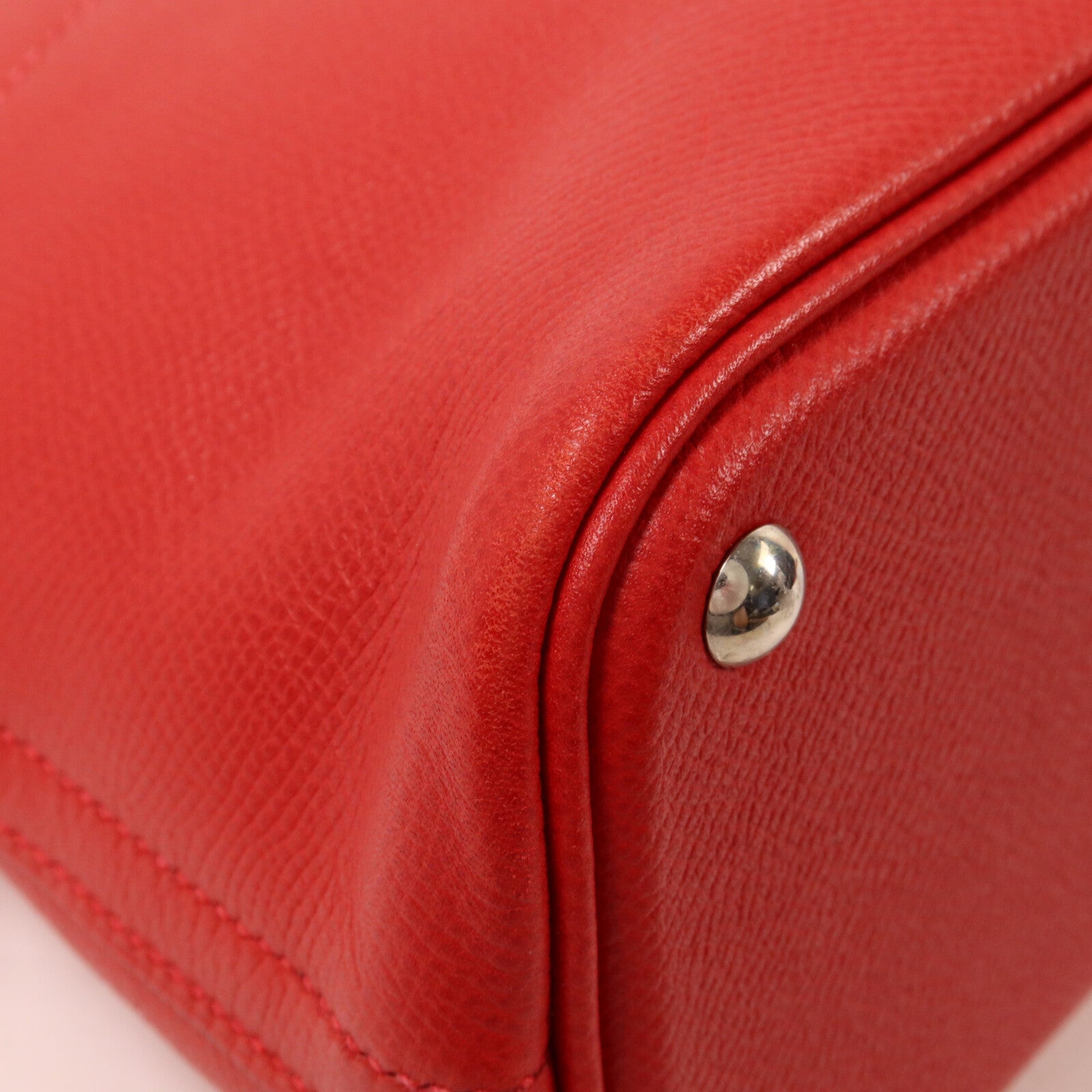 HERMES Epsom皮革Bolide 27手挽肩背兩用袋Rouge Casaque