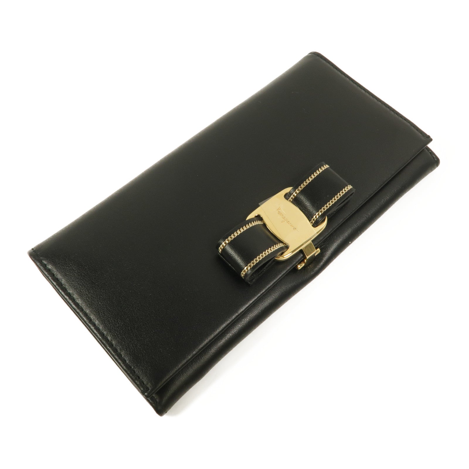 Salvatore Ferragamo 牛皮皮革Vara Bow Wallet長錢包