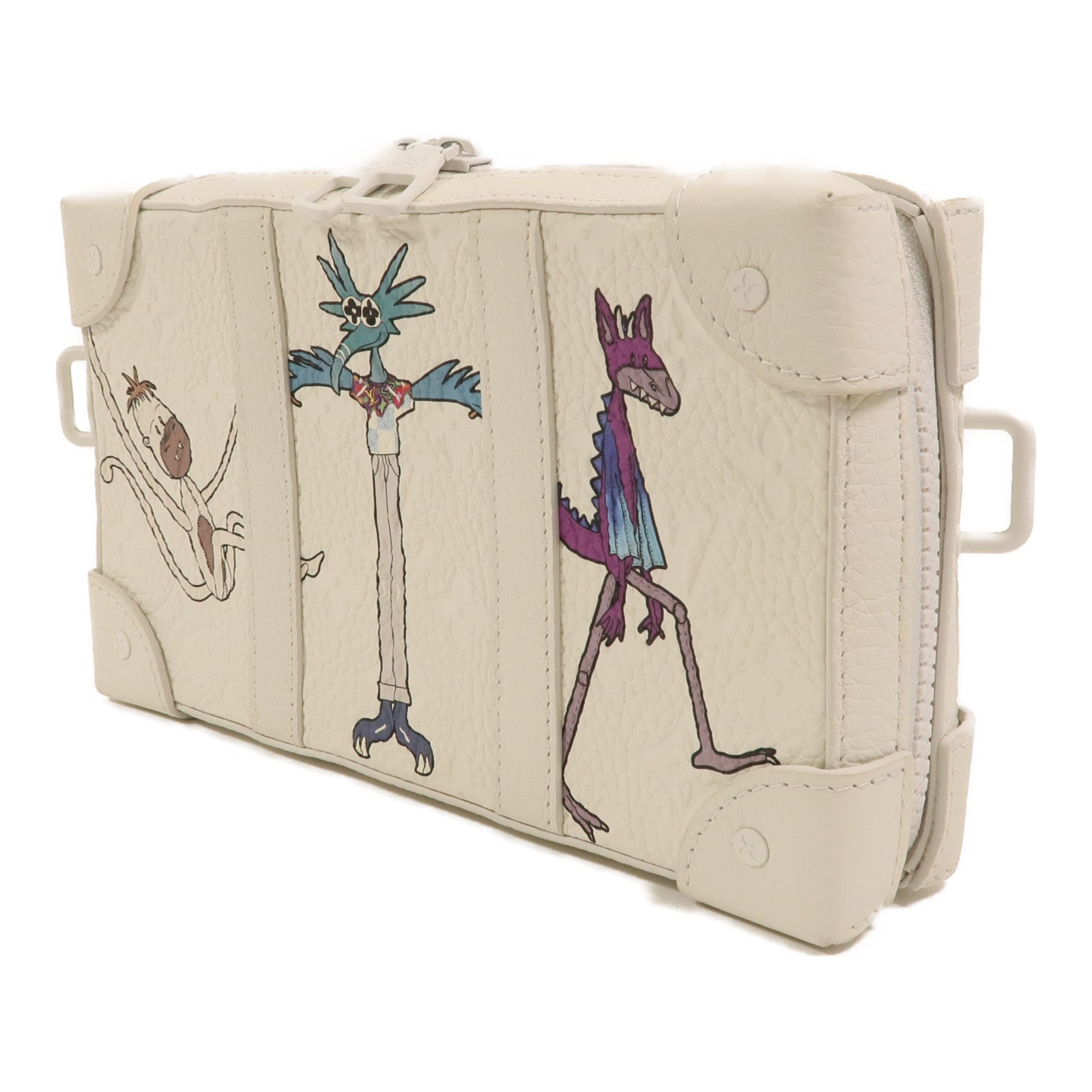 LOUIS VUITTON Monogram Taurillon LV Friends Soft Trunk肩背袋