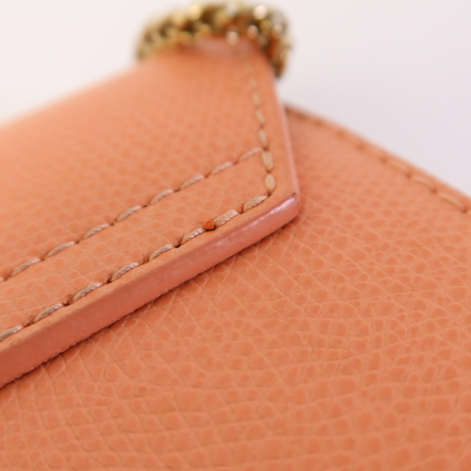 Furla 牛皮皮革Chain Shoulder Bag金扣鏈帶肩背袋