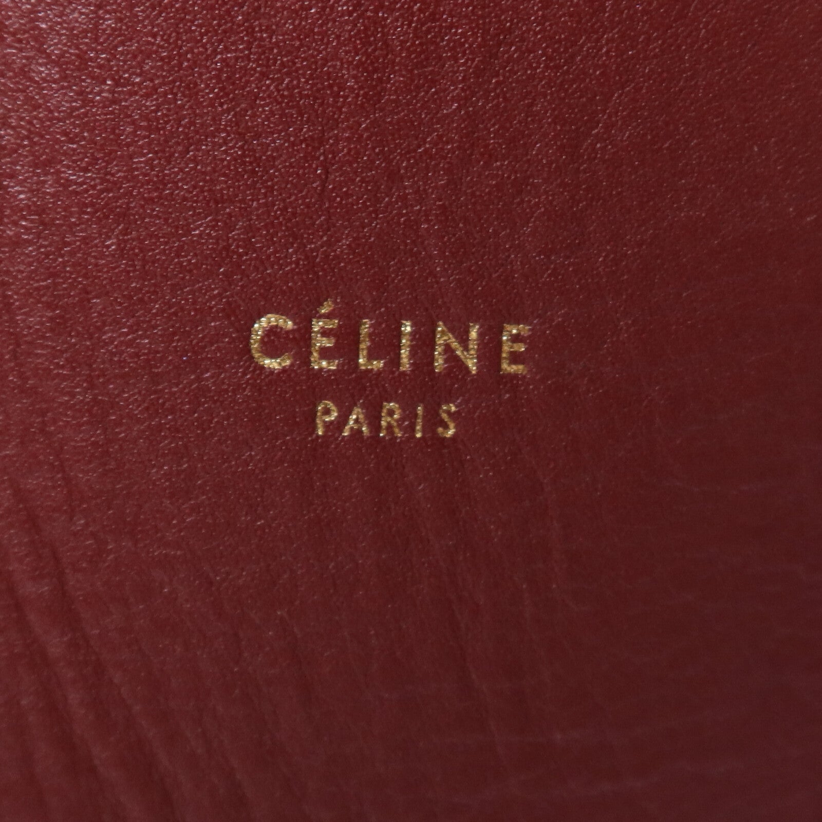 CELINE 牛皮皮革Twisted Cabas金扣肩背袋