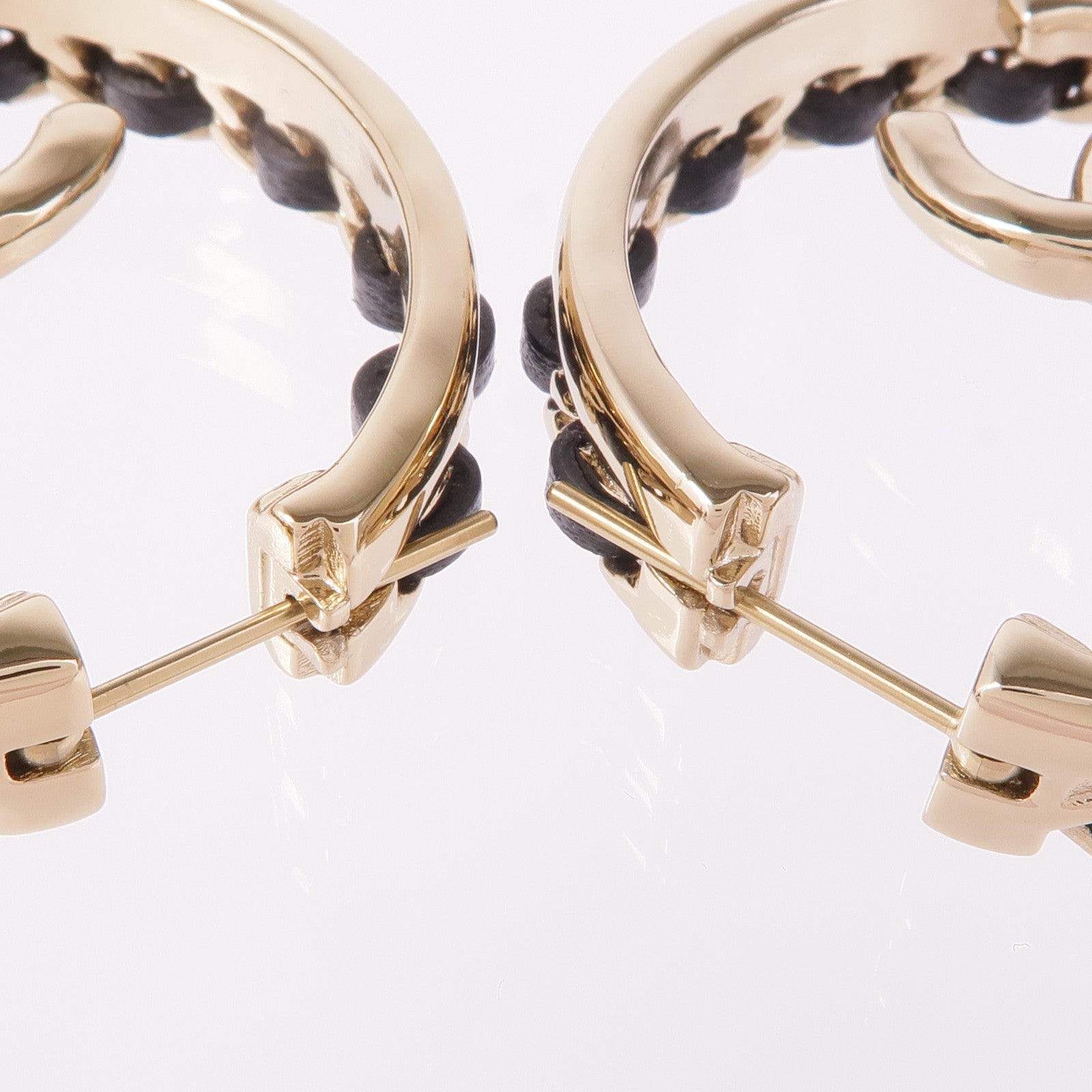 CHANEL 金屬/皮革Earrings耳環