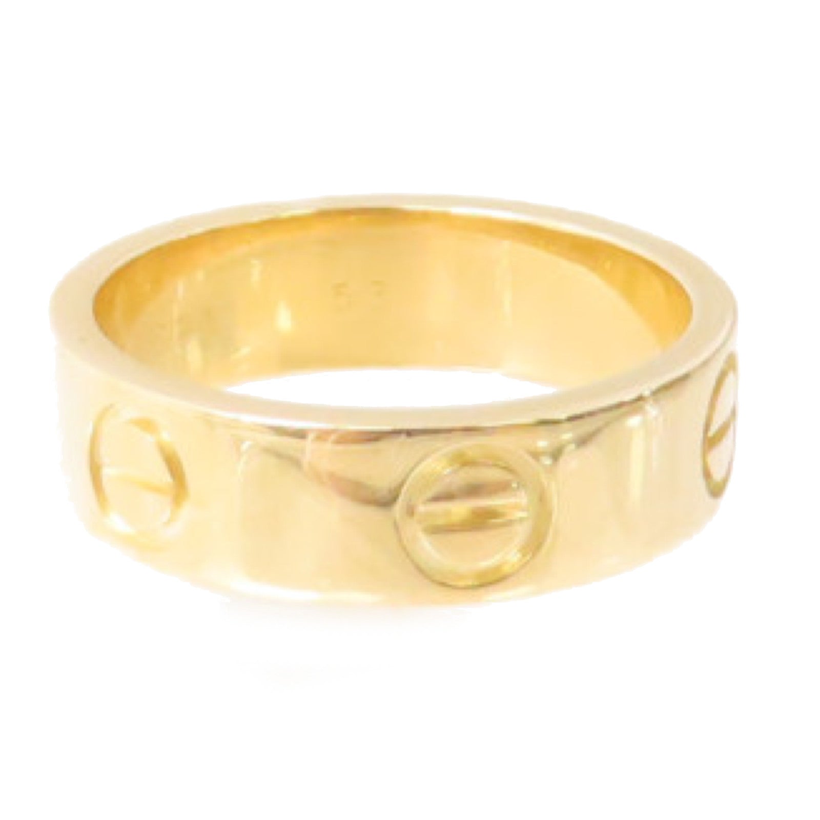 CARTIER 18K黃金Love Ring戒指Cartier#53/US#6.25