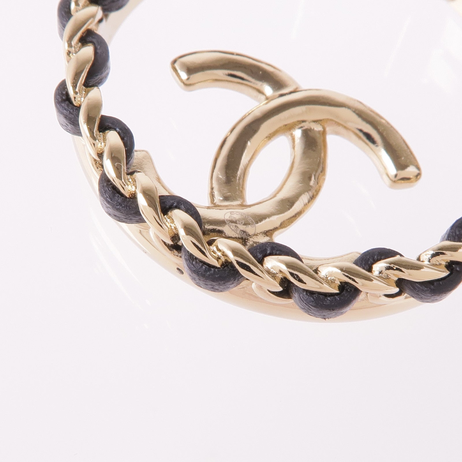 CHANEL 金屬/皮革Earrings耳環