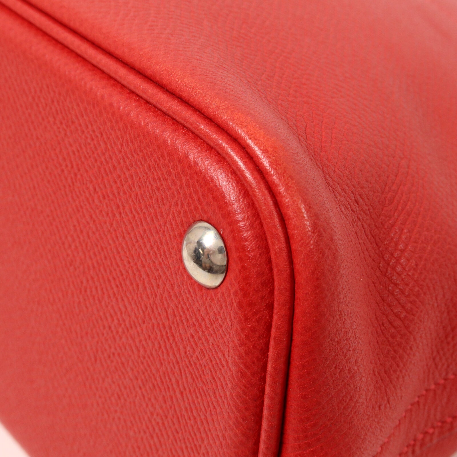 HERMES Epsom皮革Bolide 27手挽肩背兩用袋Rouge Casaque