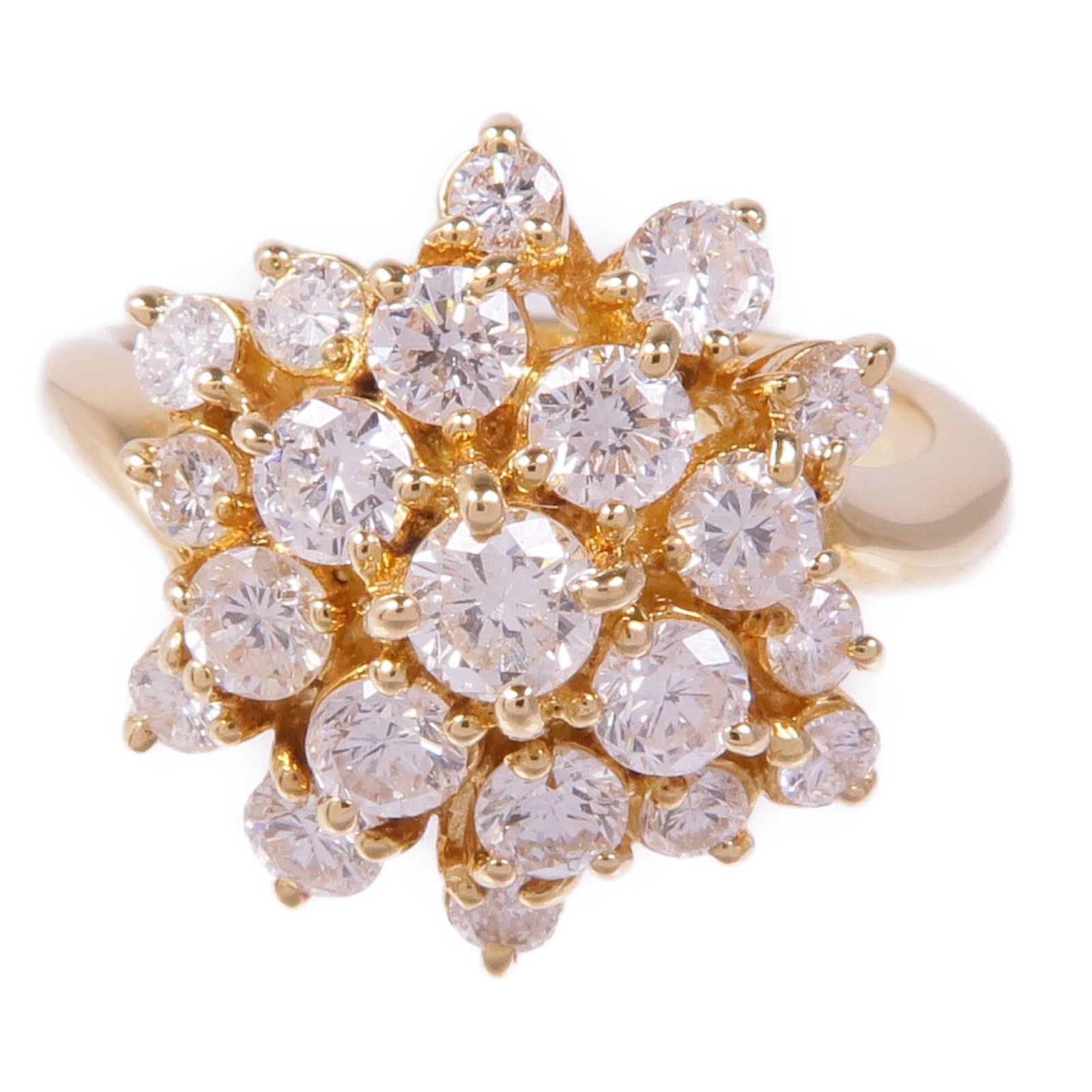 JEWELRY 18K黃金Diamond Ring鑽石戒指US#4.5