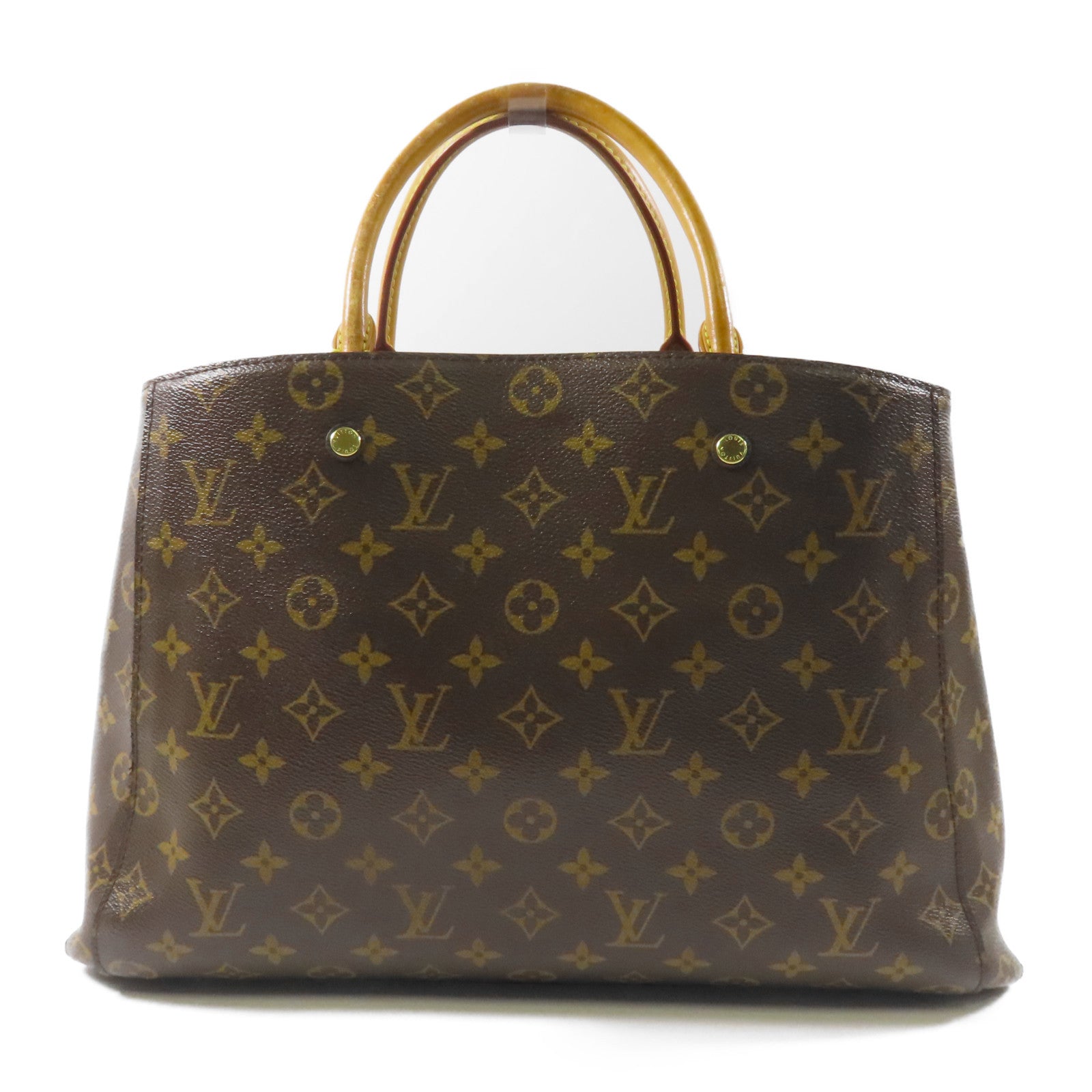 LOUIS VUITTON Monogram Montaigne GM金扣手挽肩背兩用袋