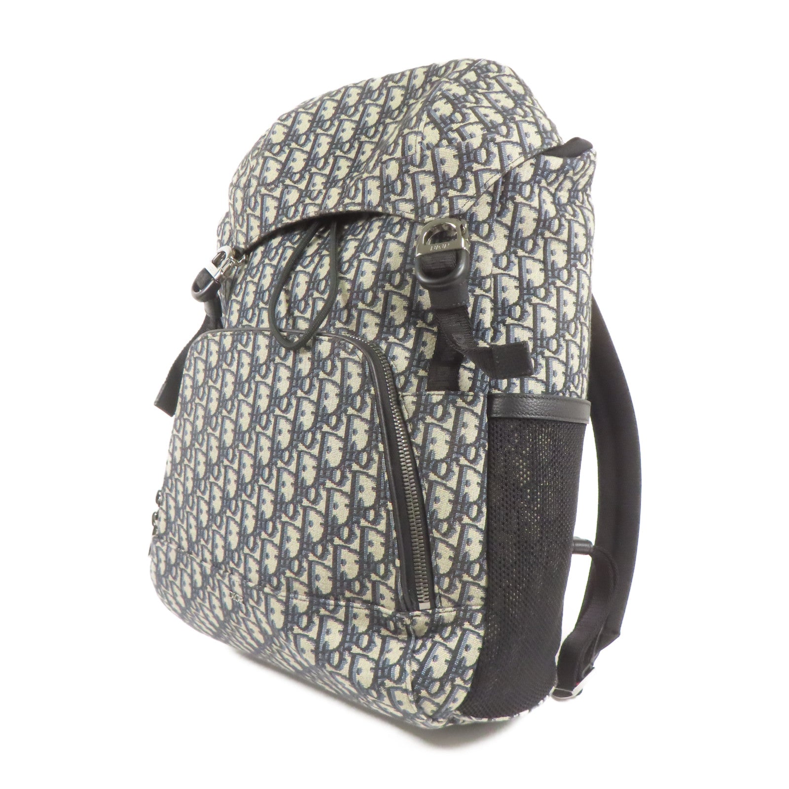 Dior 帆布Rucksack銀扣背包