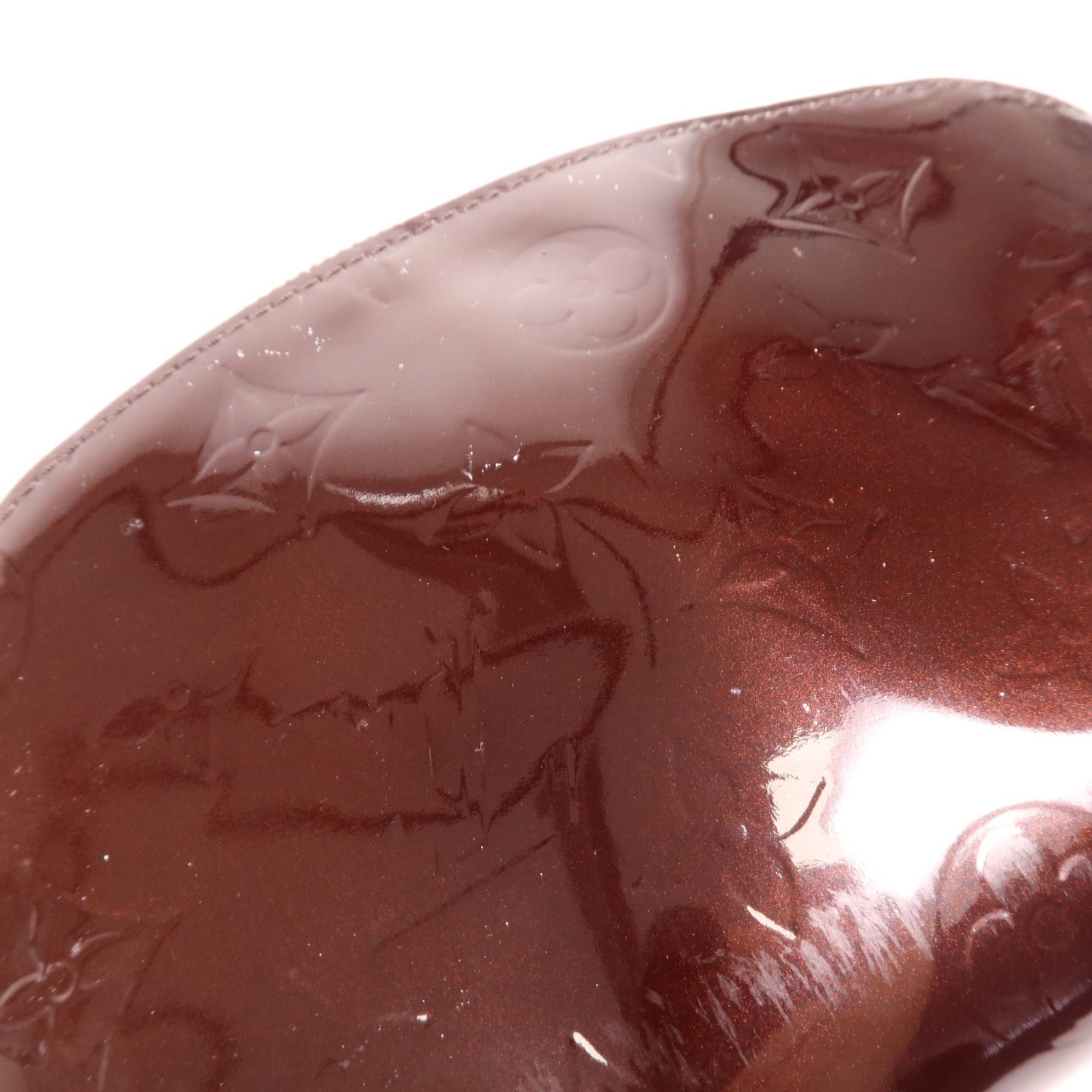 LOUIS VUITTON Monogram Vernis Cosmetic Pouch金扣手拿包