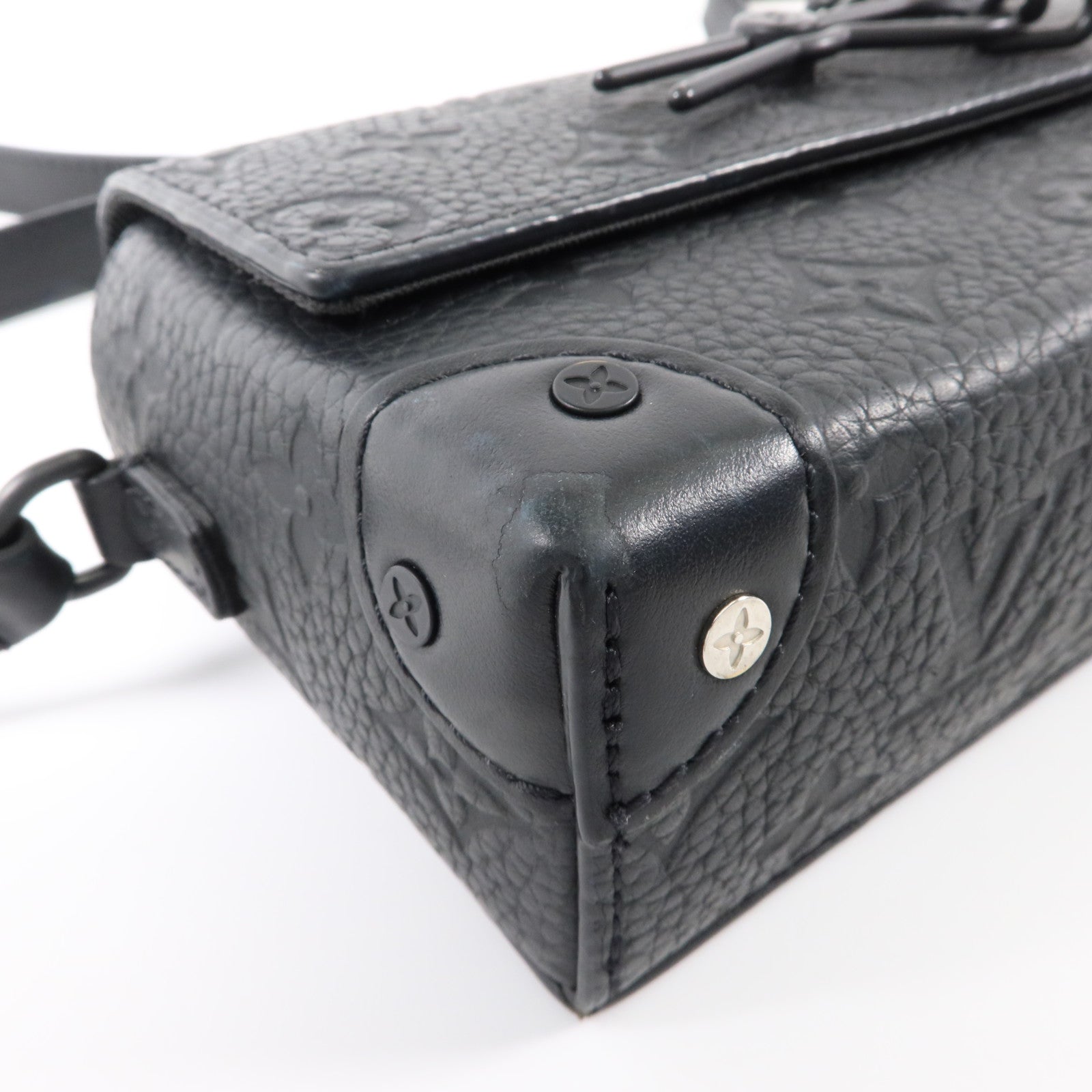 LOUIS VUITTON Monogram Taurillon Steamer Wearable Wallet肩背袋