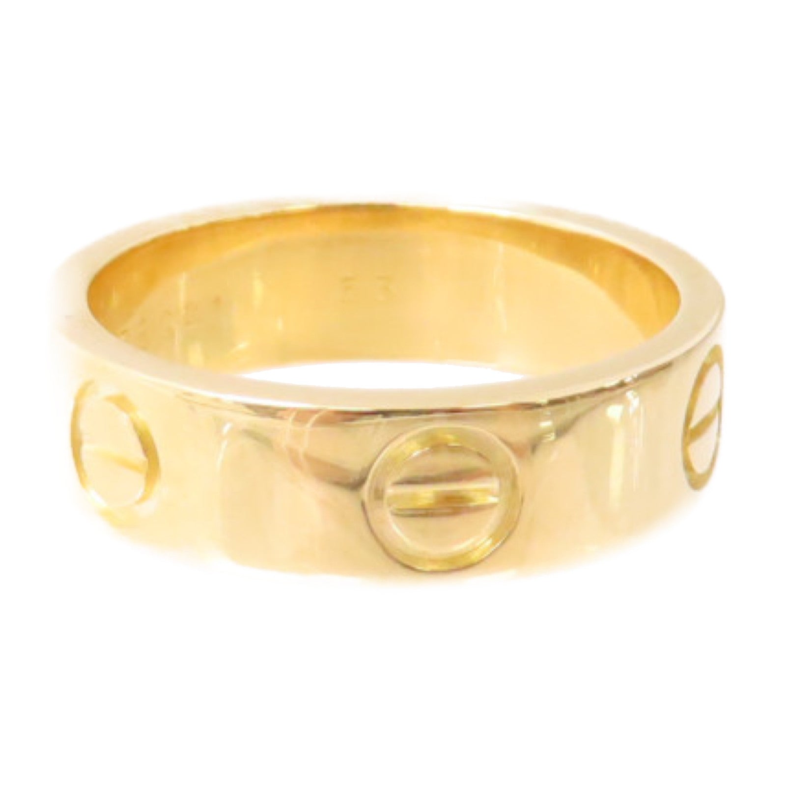 CARTIER 18K黃金Love Ring戒指Cartier#53/US#6.25