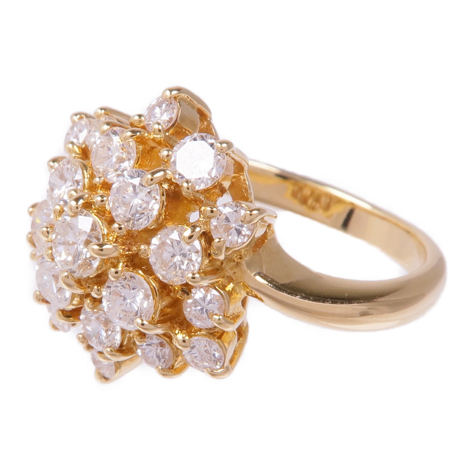 JEWELRY 18K黃金Diamond Ring鑽石戒指US#4.5