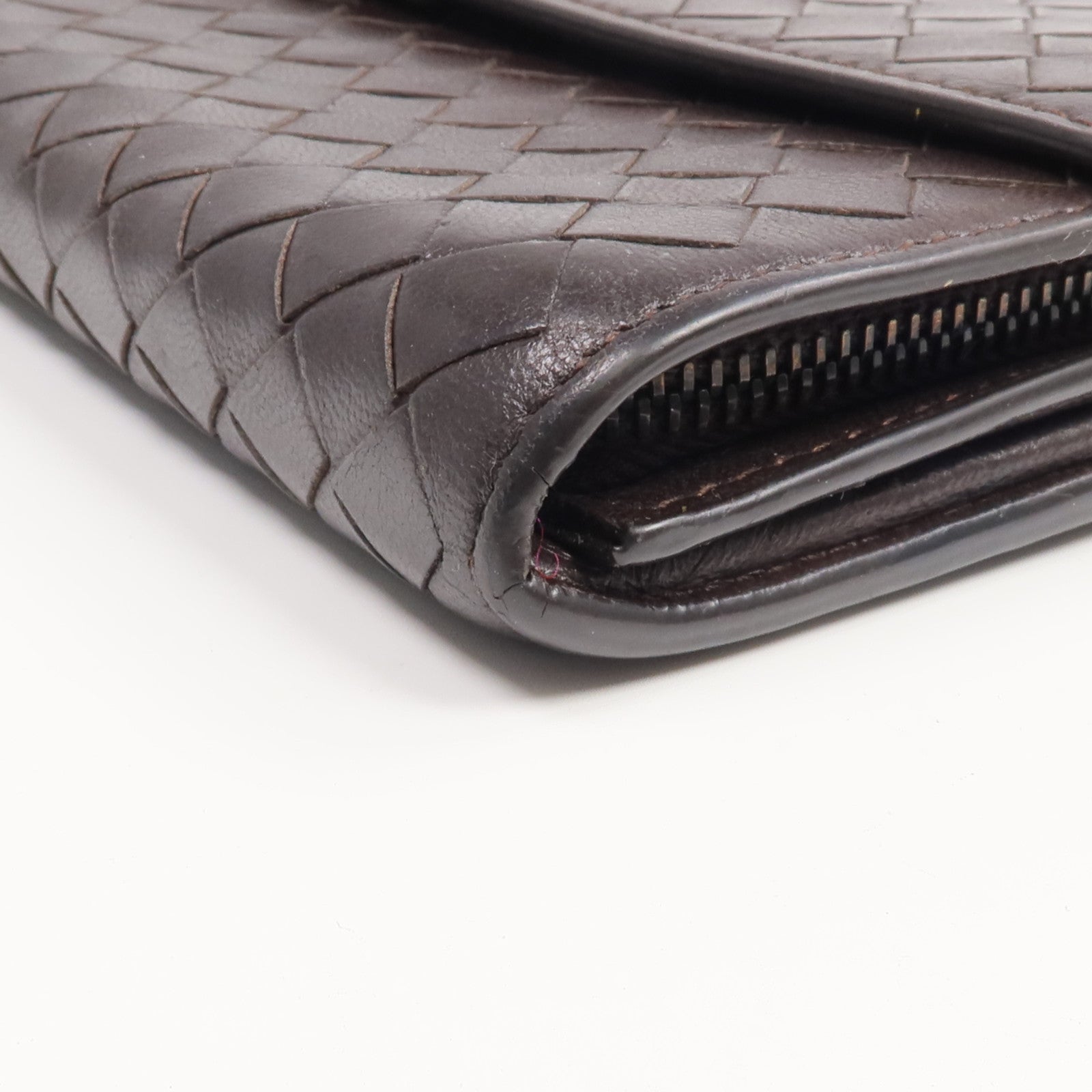 BOTTEGA VENETA 織紋皮革Long Wallet長錢包