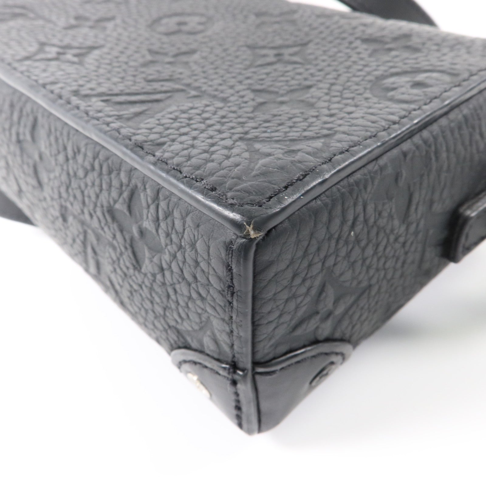 LOUIS VUITTON Monogram Taurillon Steamer Wearable Wallet肩背袋