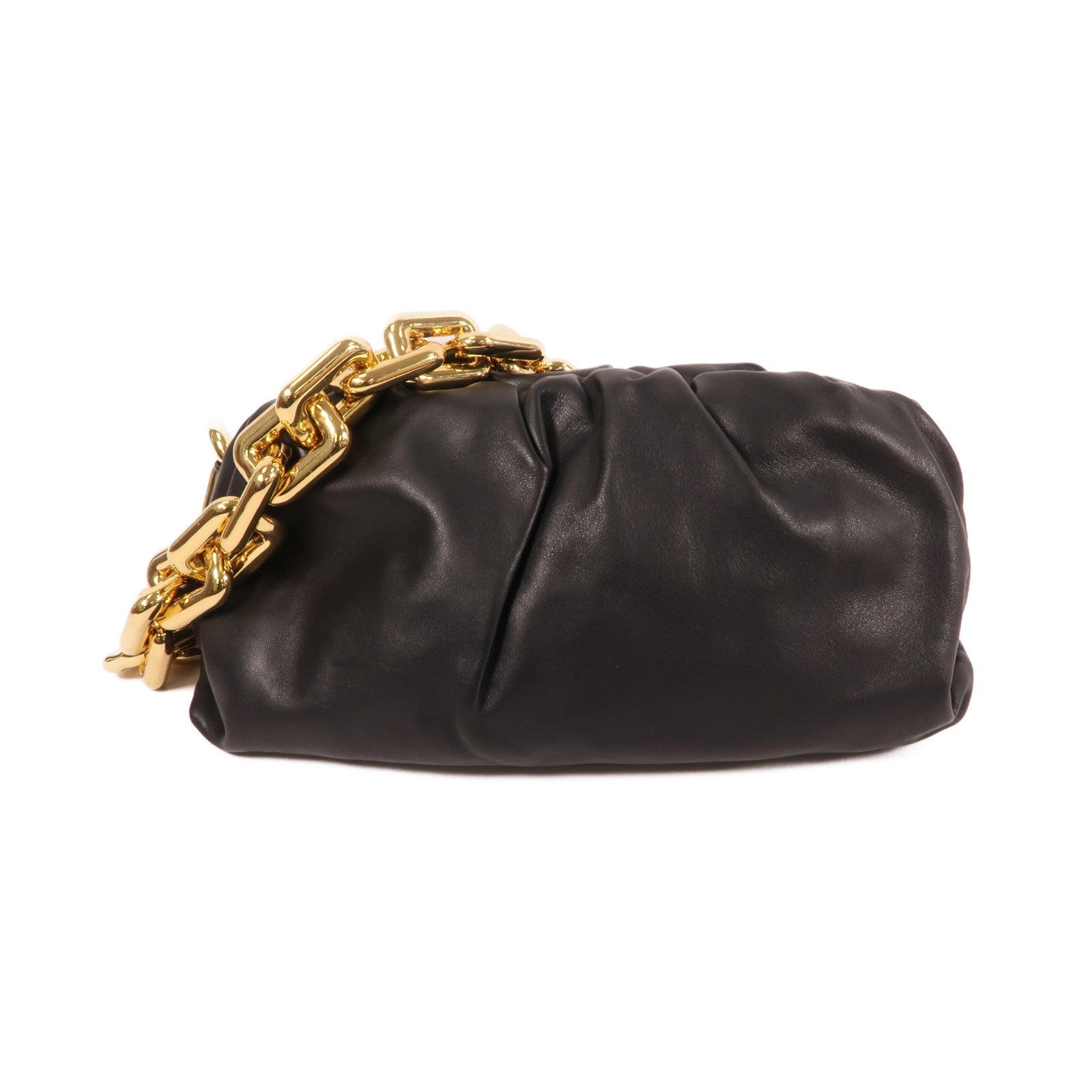 BOTTEGA VENETA 牛皮皮革The chain Pouch金扣鏈帶肩背袋