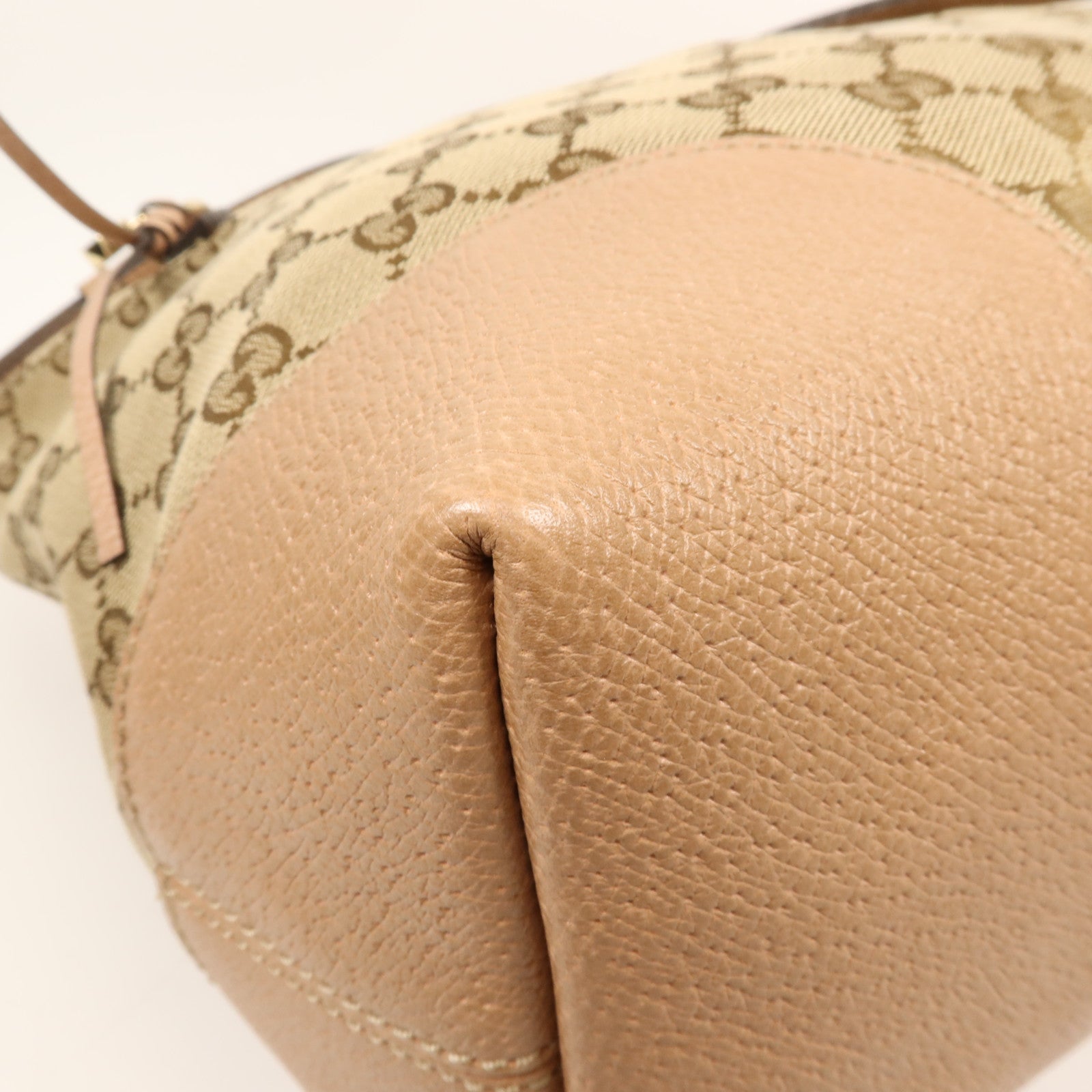 GUCCI 帆布2 Way Shoulder金扣手挽肩背兩用袋