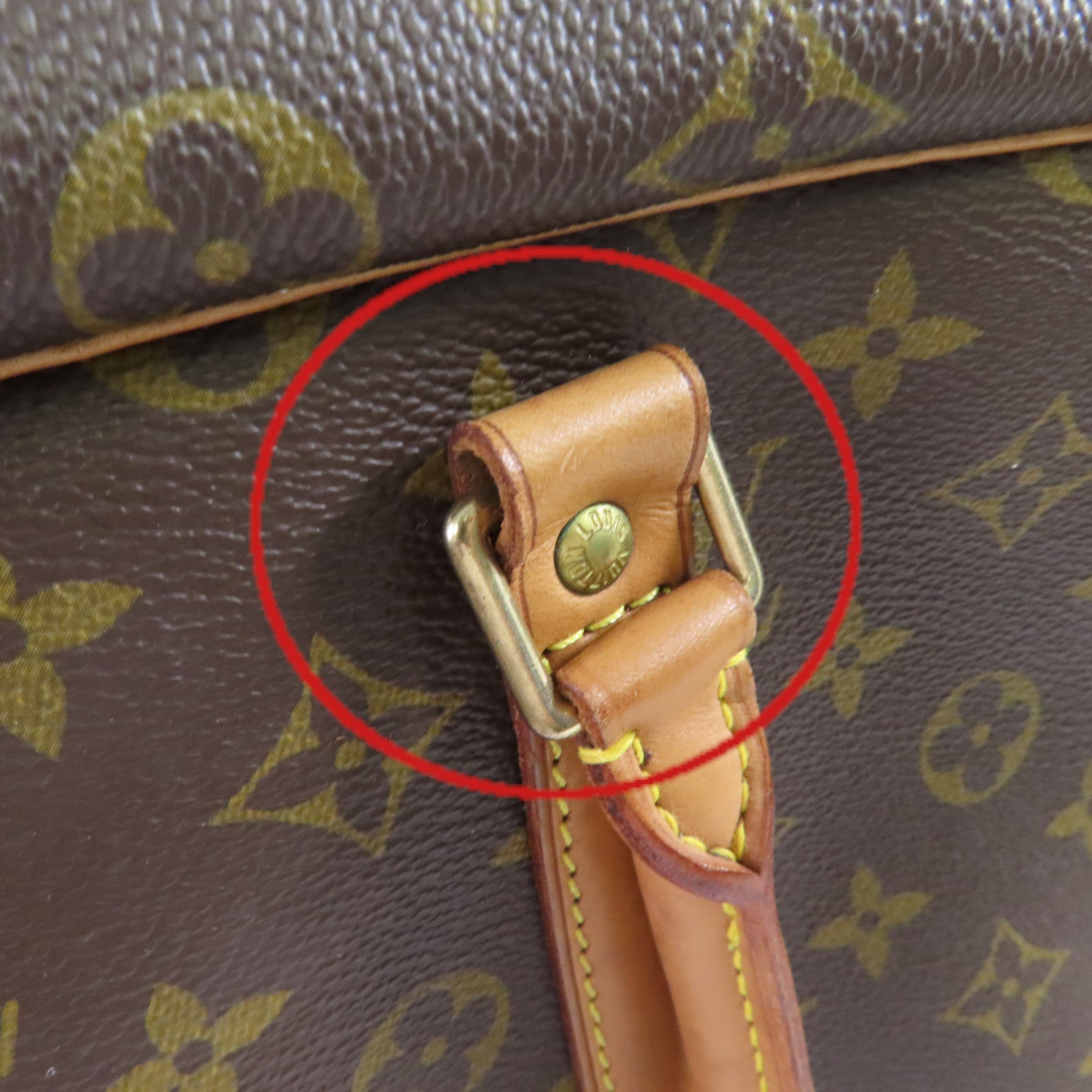 LOUIS VUITTON Monogram Sirius 45 Boston Bag金扣行李袋啡色
