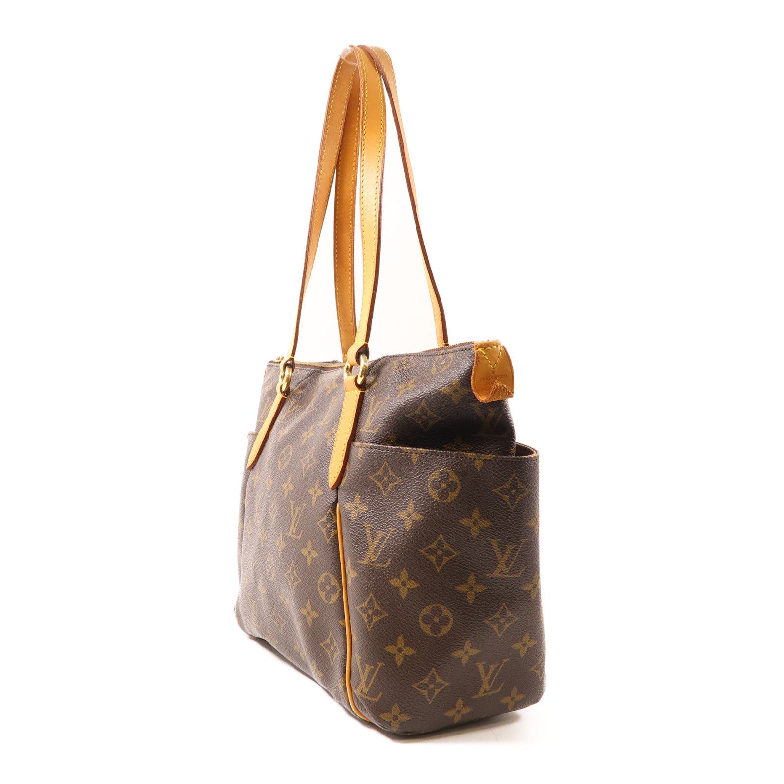 LOUIS VUITTON Monogram Totally金扣肩背袋啡色