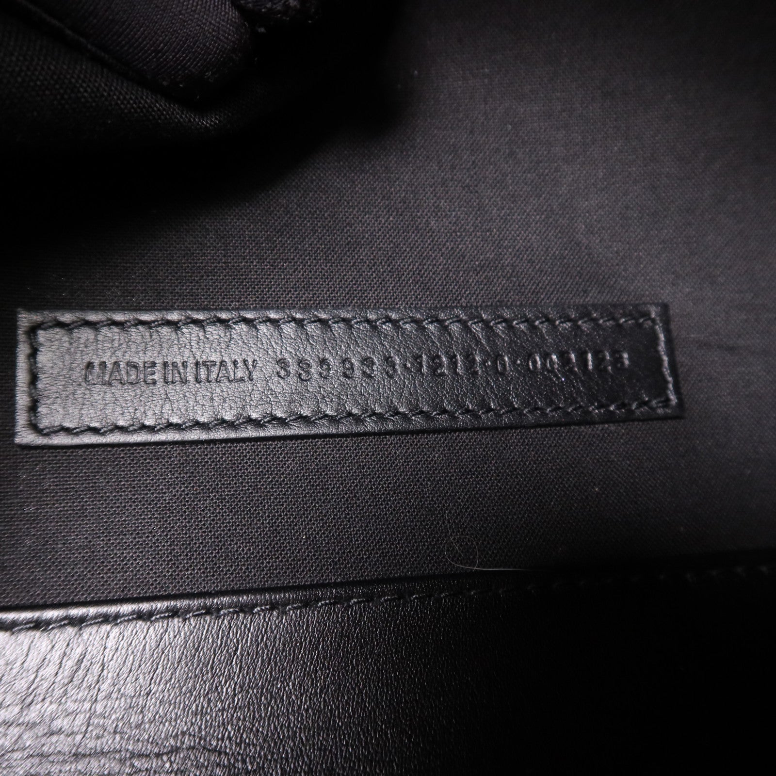 BALENCIAGA 【激減優惠】牛皮皮革Navy Cabas銀扣手挽袋