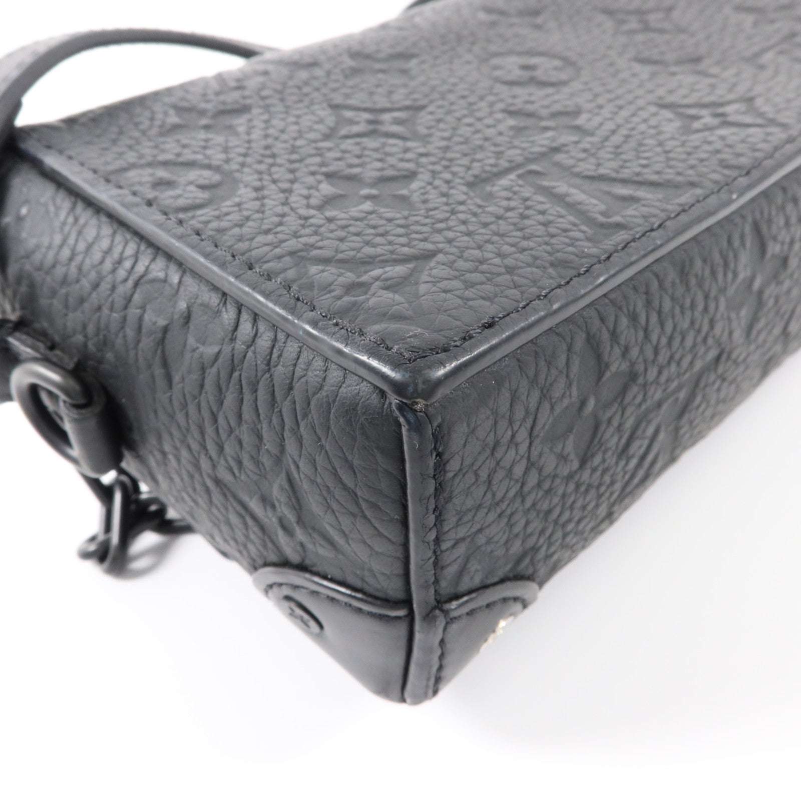 LOUIS VUITTON Monogram Taurillon Steamer Wearable Wallet肩背袋