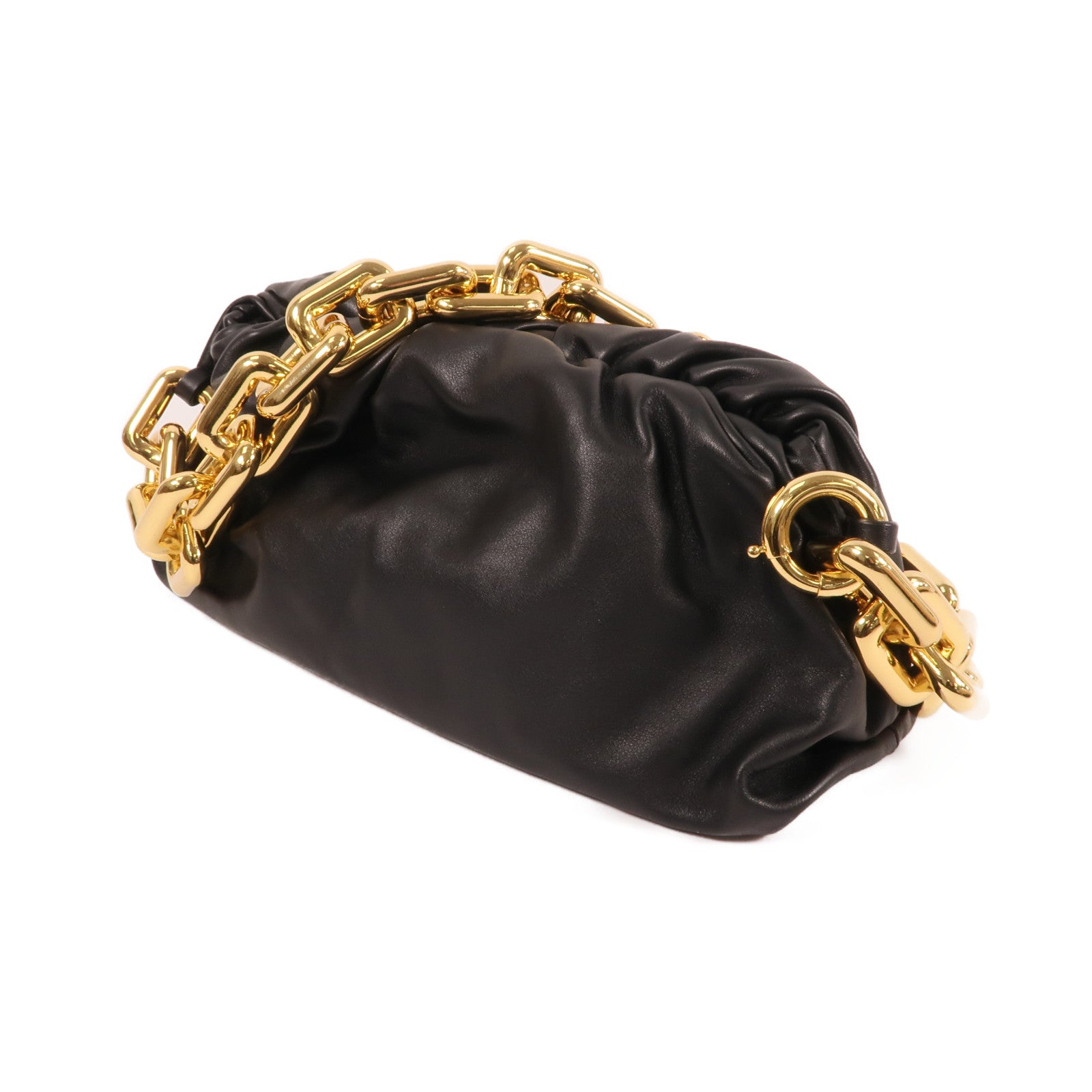 BOTTEGA VENETA 牛皮皮革The chain Pouch金扣鏈帶肩背袋