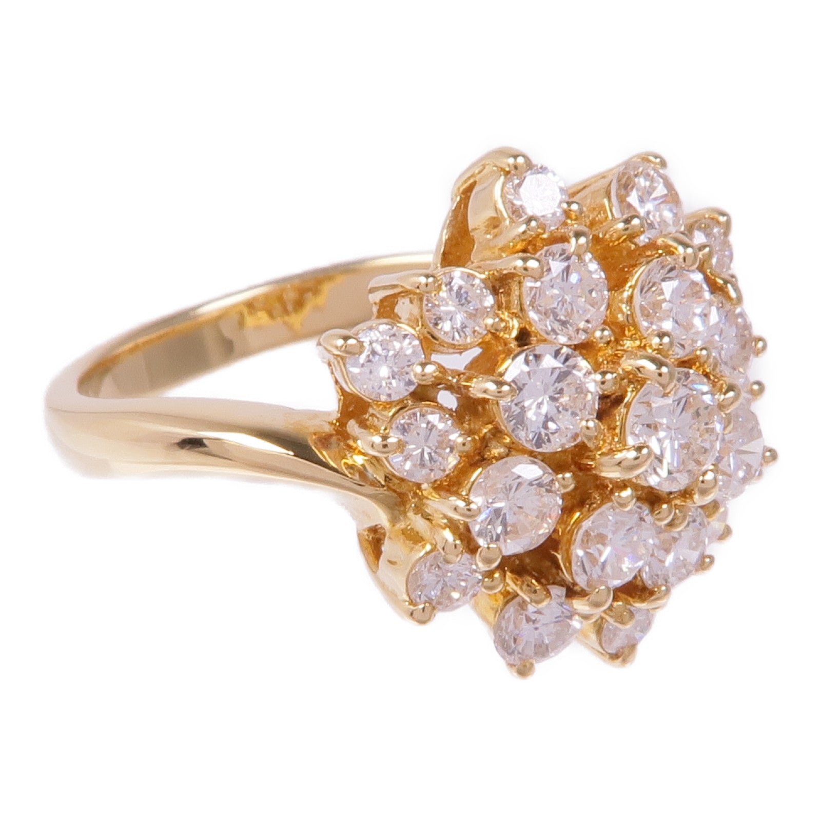 JEWELRY 18K黃金Diamond Ring鑽石戒指US#4.5