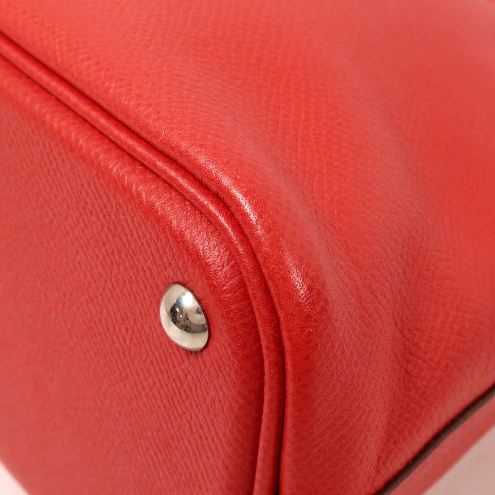 HERMES Epsom皮革Bolide 27手挽肩背兩用袋Rouge Casaque