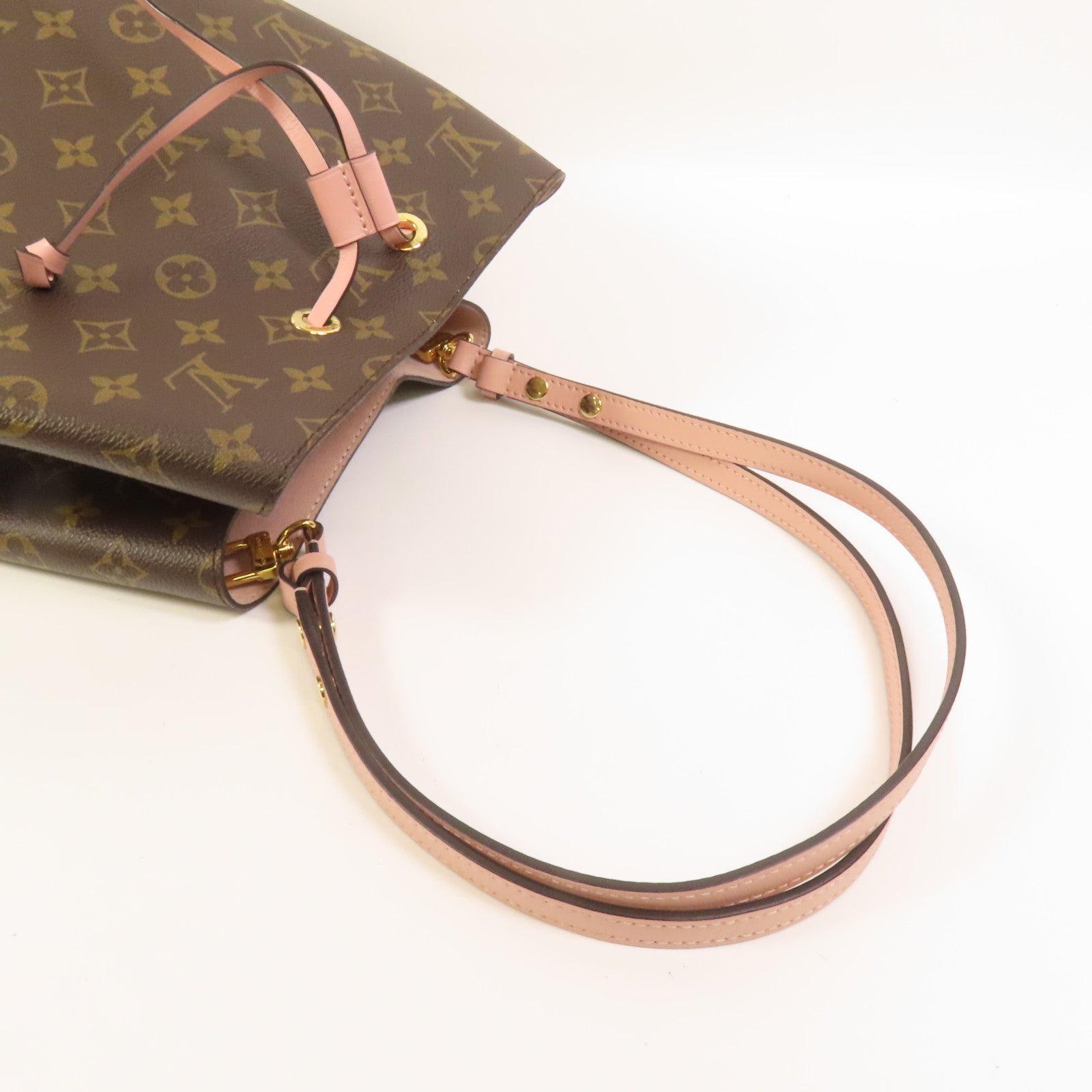 LOUIS VUITTON Monogram Empreinte NeoNoe MM金扣肩背袋
