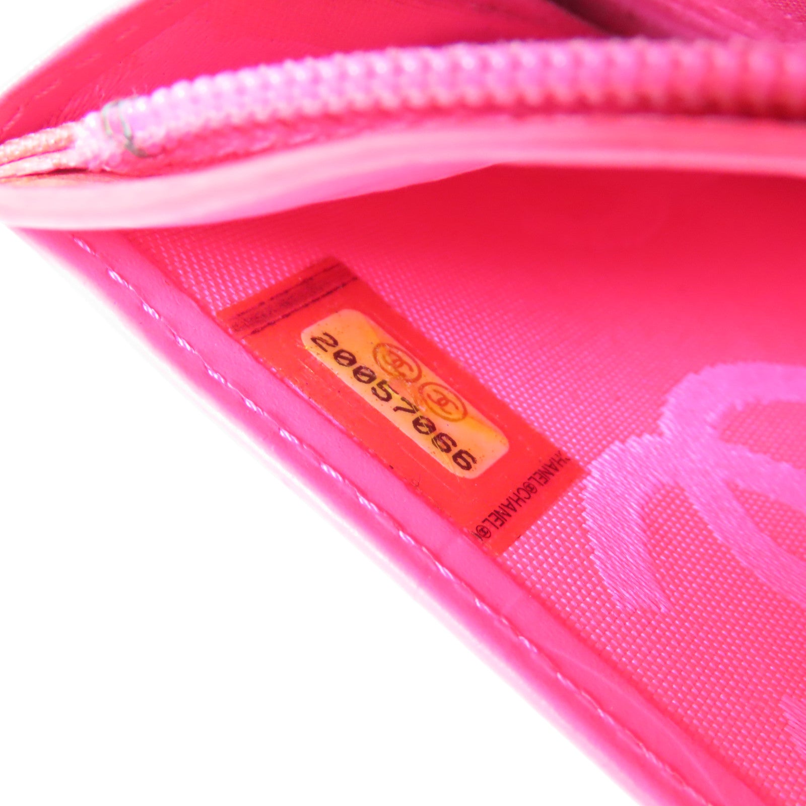 CHANEL 【激減優惠】菱格羊皮皮革Cambon Line Long Wallet銀扣長錢包黑色
