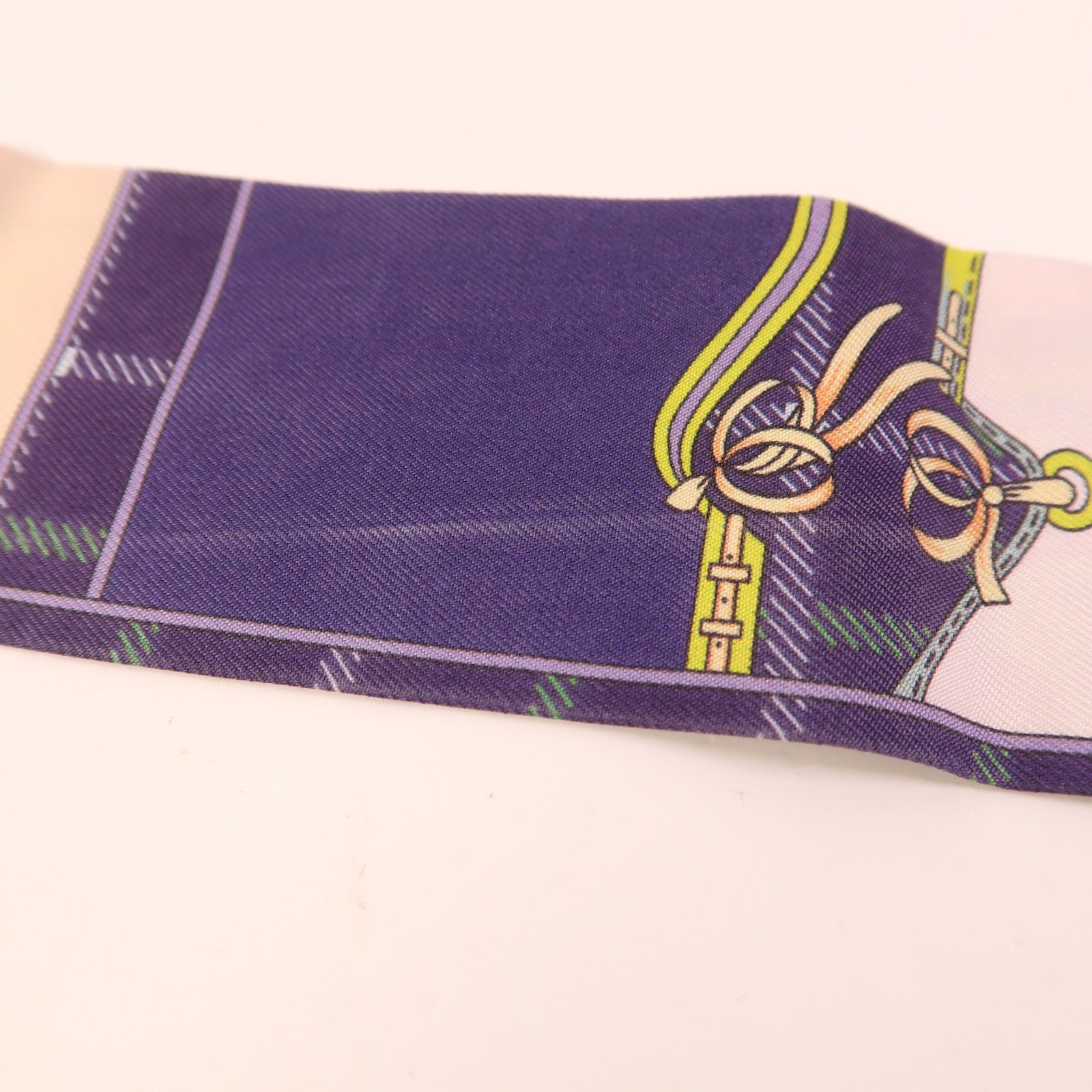 HERMES 絲質Twilly絲巾