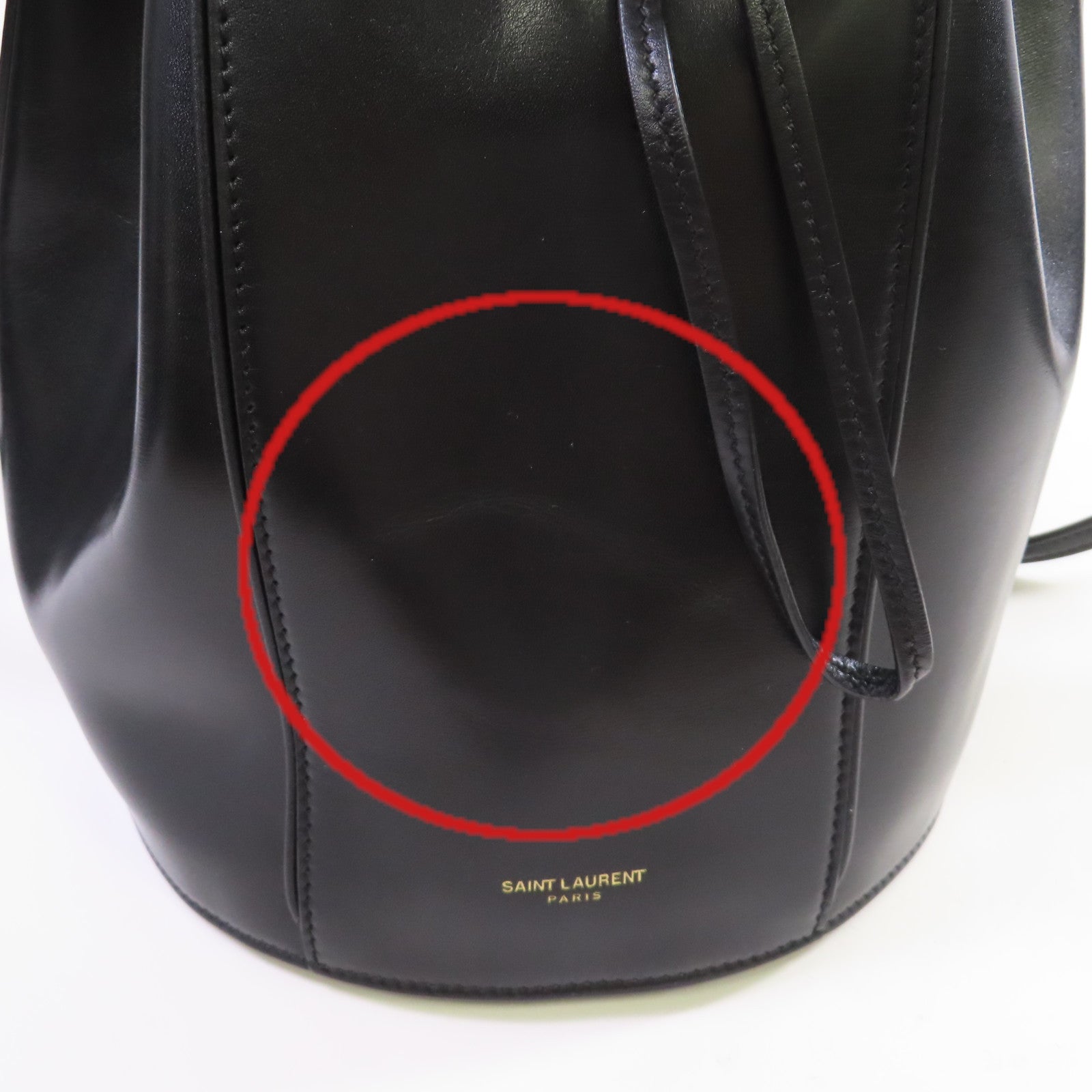 SAINT LAURENT 牛皮皮革Talitha Shoulder Bag金扣肩背袋黑色